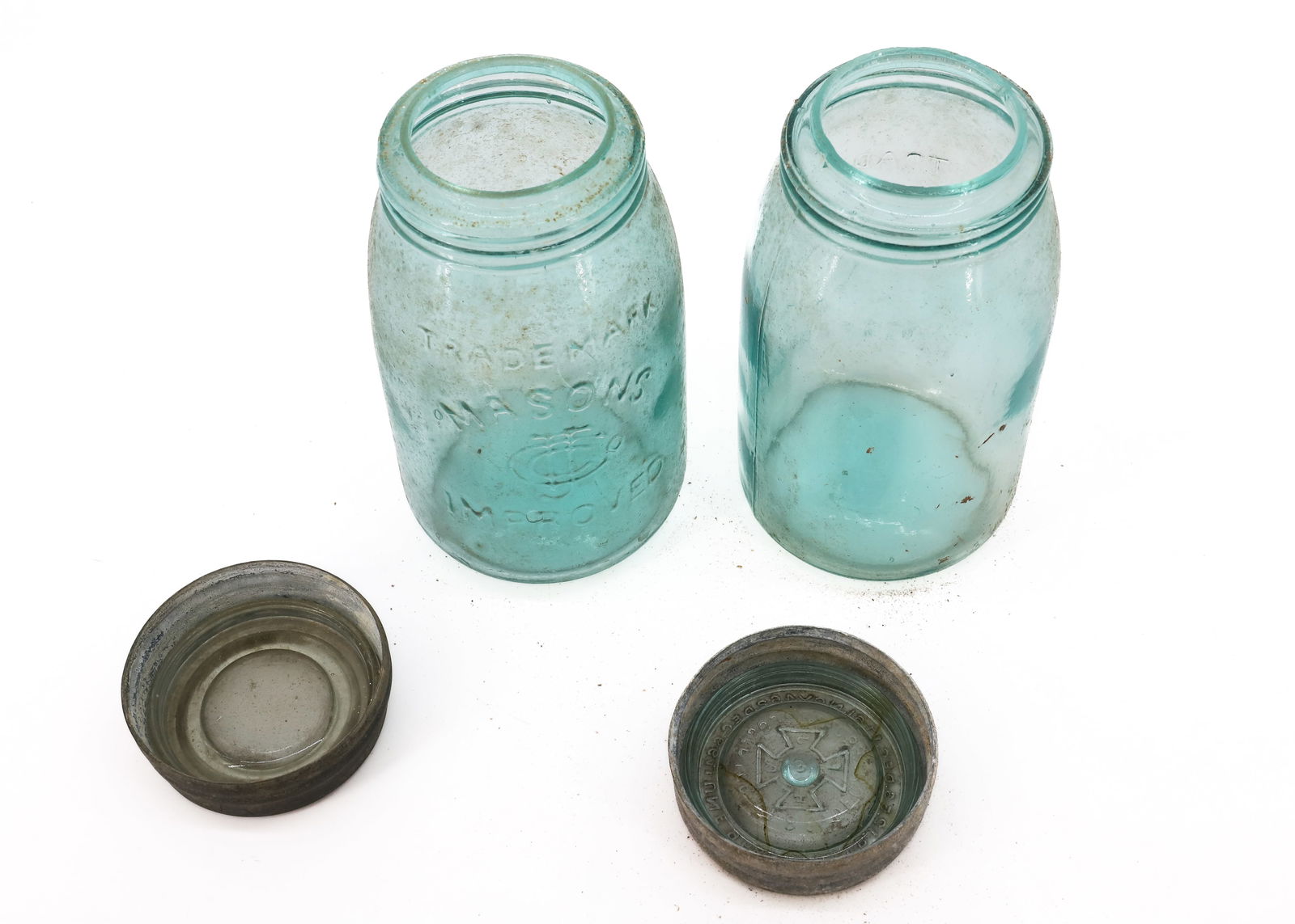 (4) MASON'S IMPROVED FRUIT JARS - 7