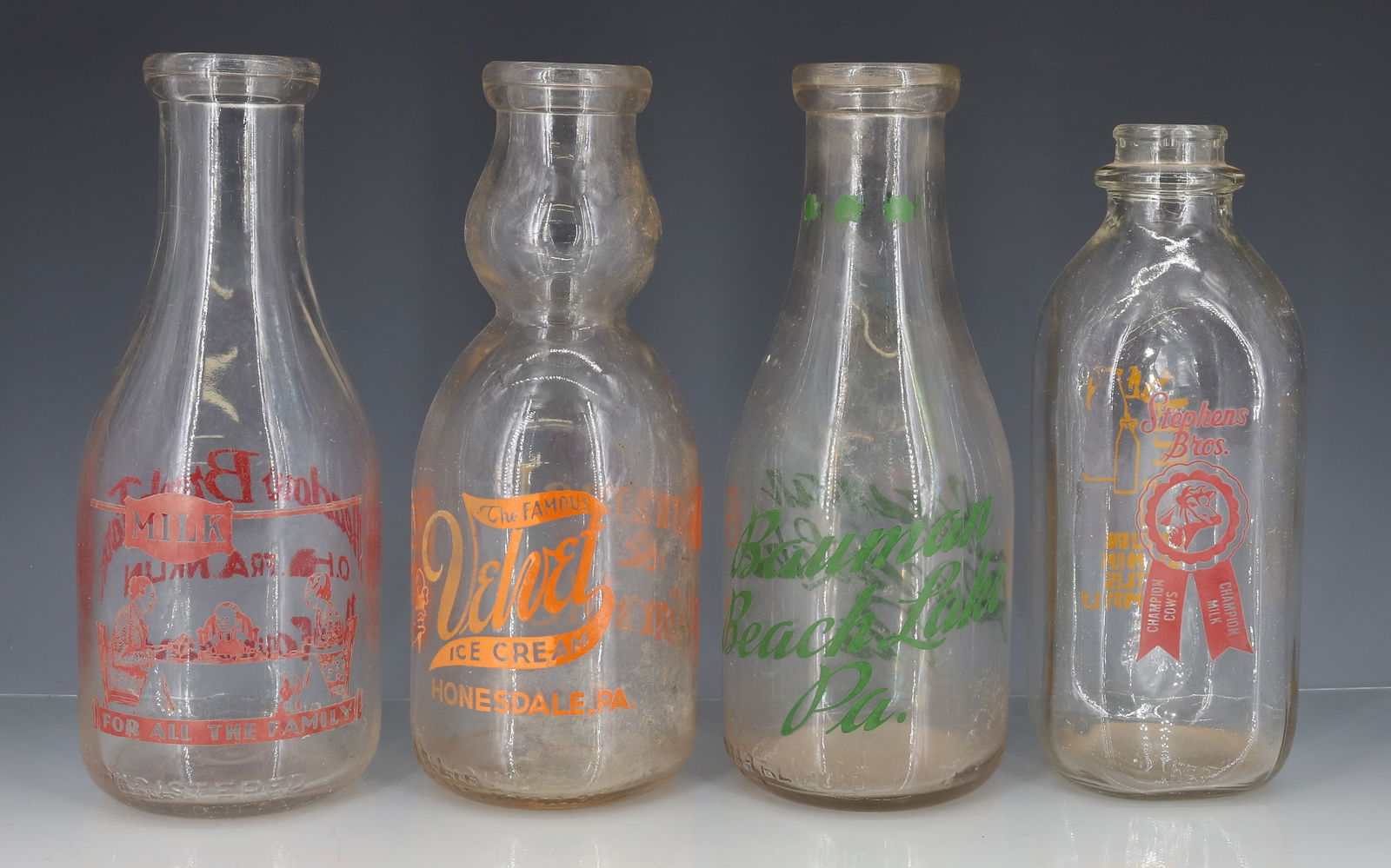 LOT OF NE PA MILK BOTTLES (1 of 4)