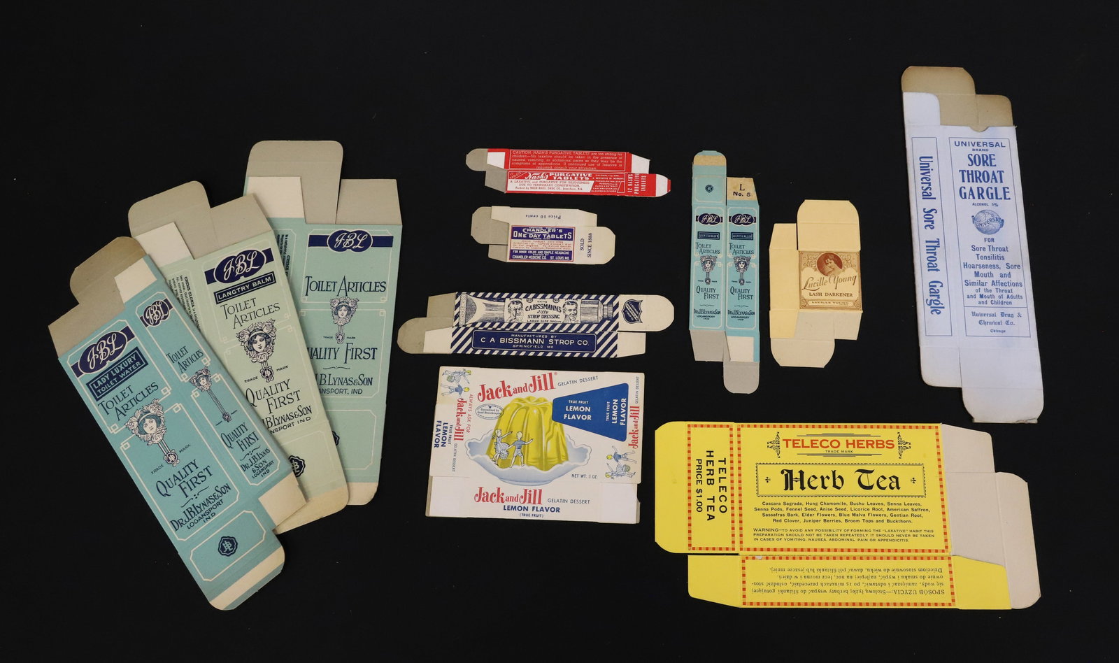 LOT OF UNUSED ADVERTISING BOXES (1 of 5)