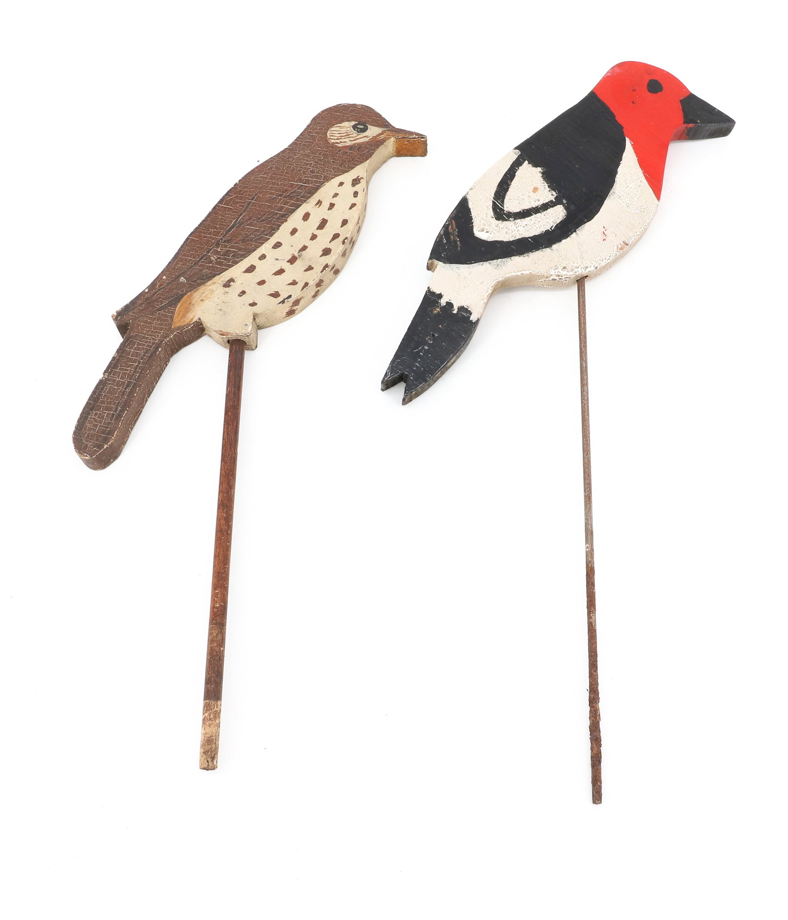(2) FOLK ART BIRD CUT-OUTS (1 of 3)