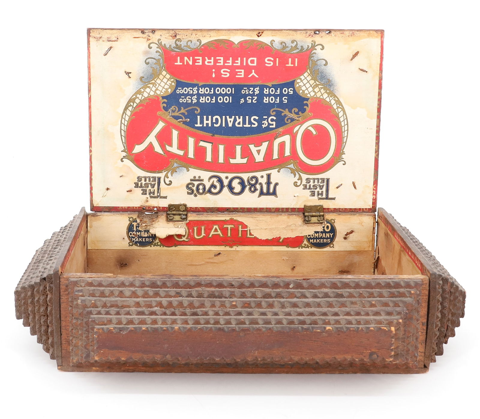 TRAMP ART DRESSER BOX - 2