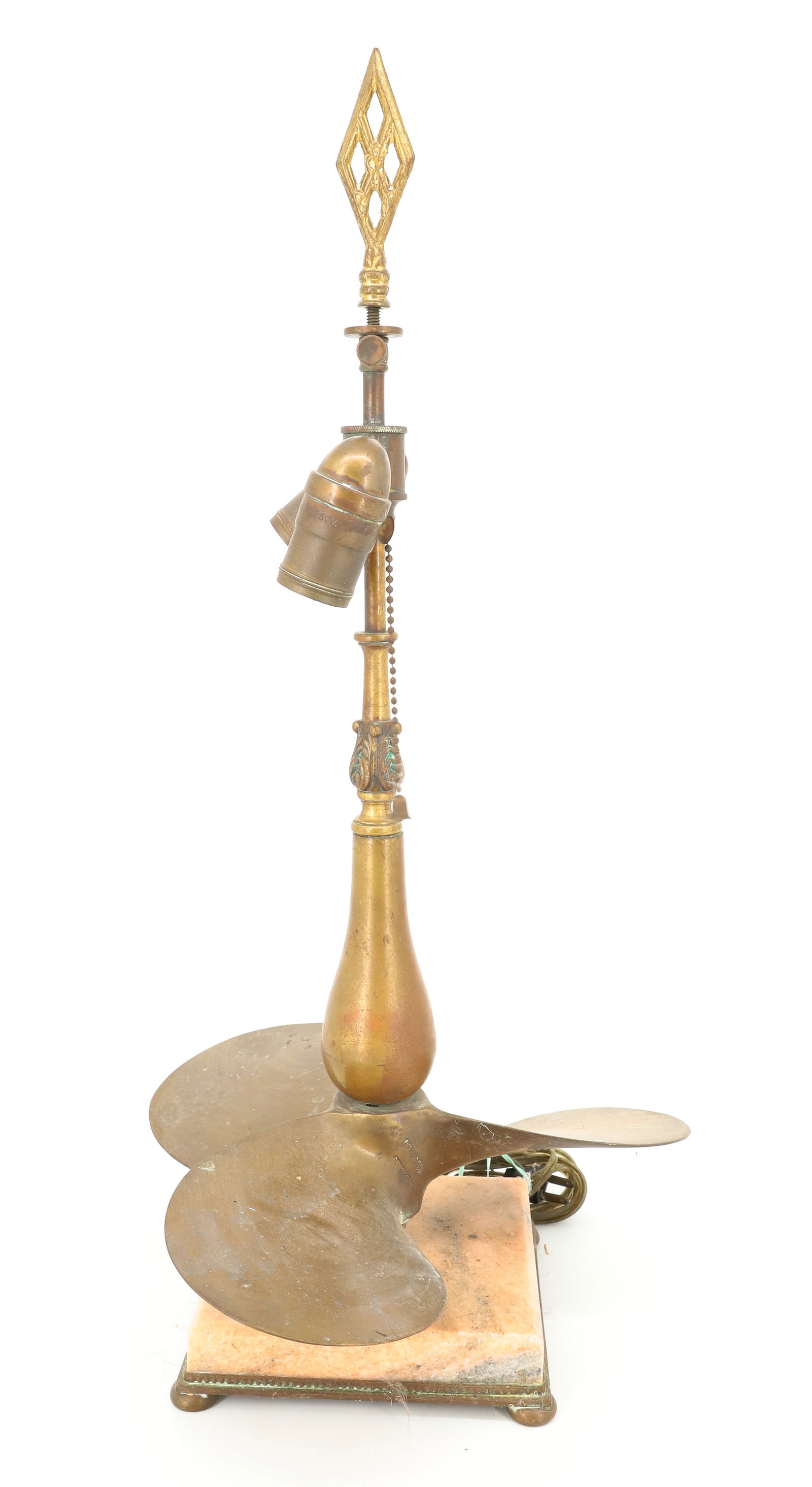 BRASS PROPELLER LAMP (1 of 4)