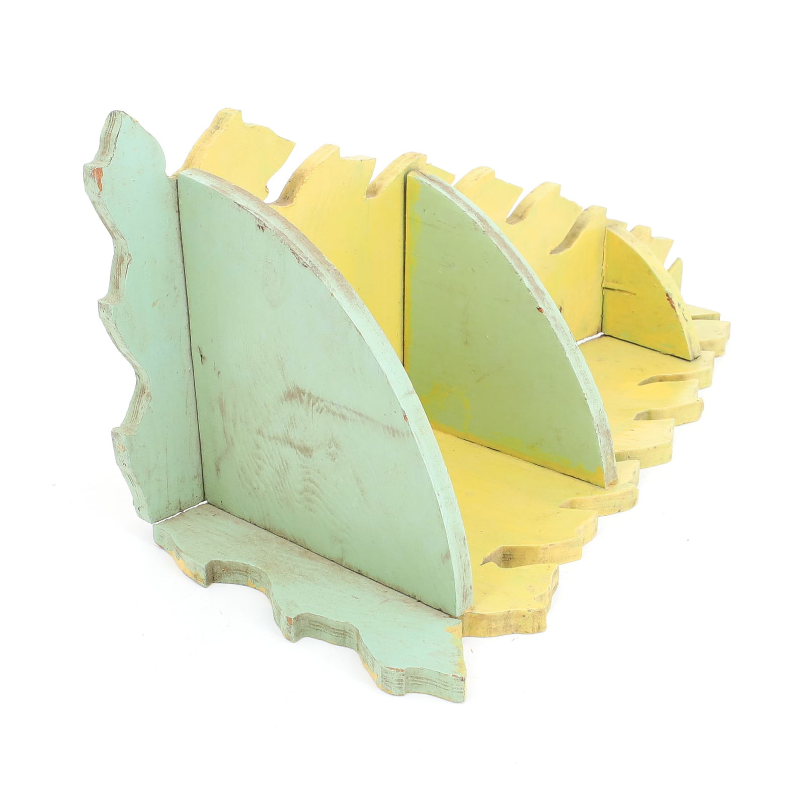 (2) HANDMADE CORNER SHELVES - 3