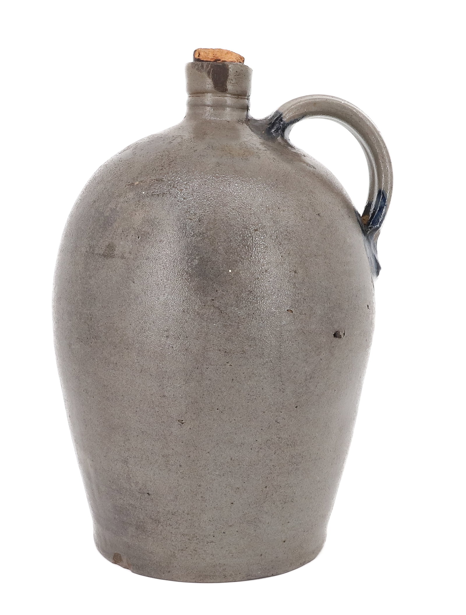 GRAY GLAZED STONEWARE JUG (1 of 7)