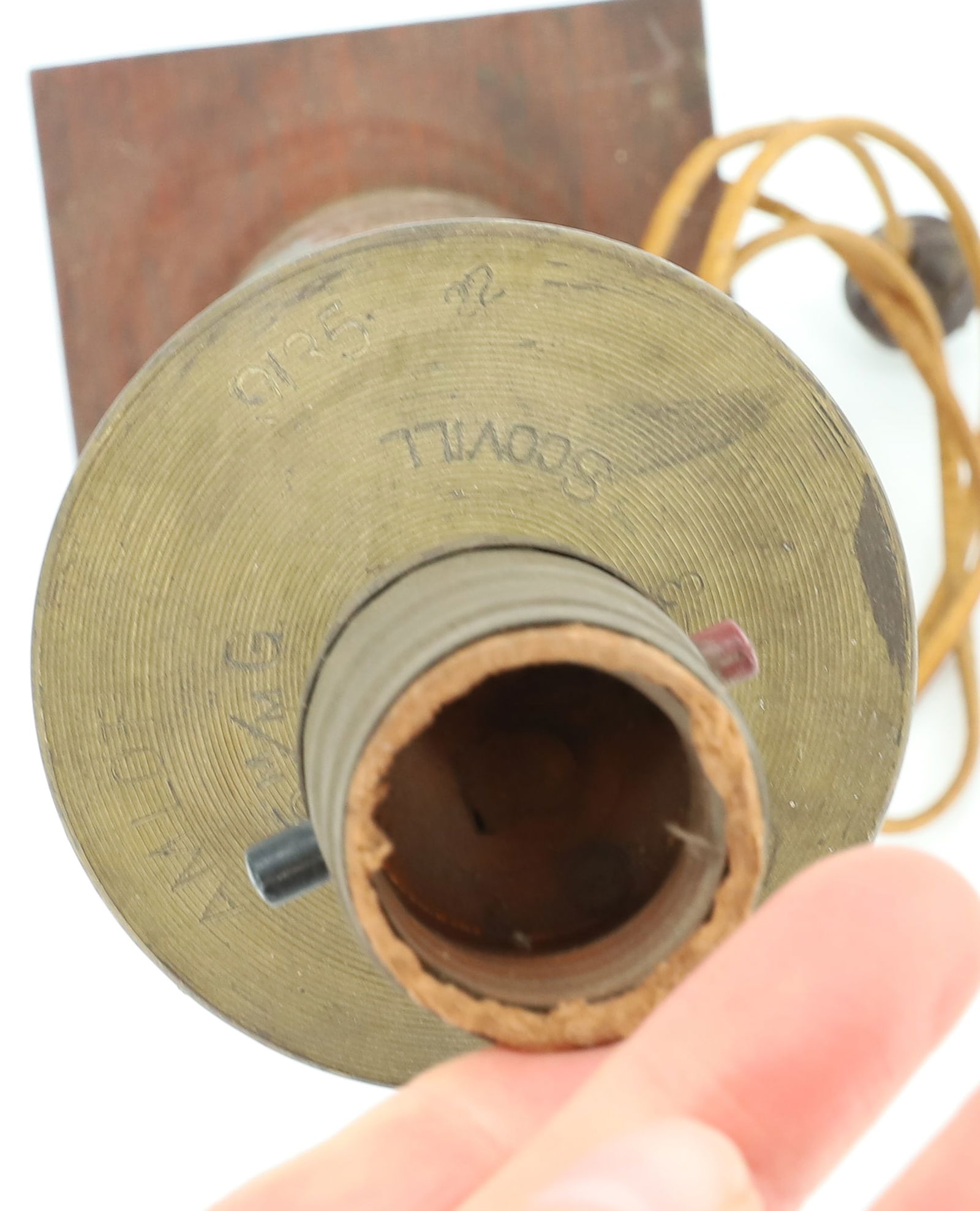 BRASS ARTILLERY SHELL LAMP - 2