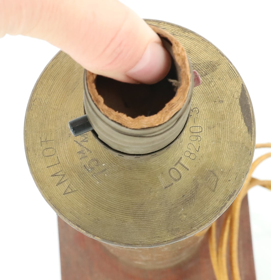 BRASS ARTILLERY SHELL LAMP - 3