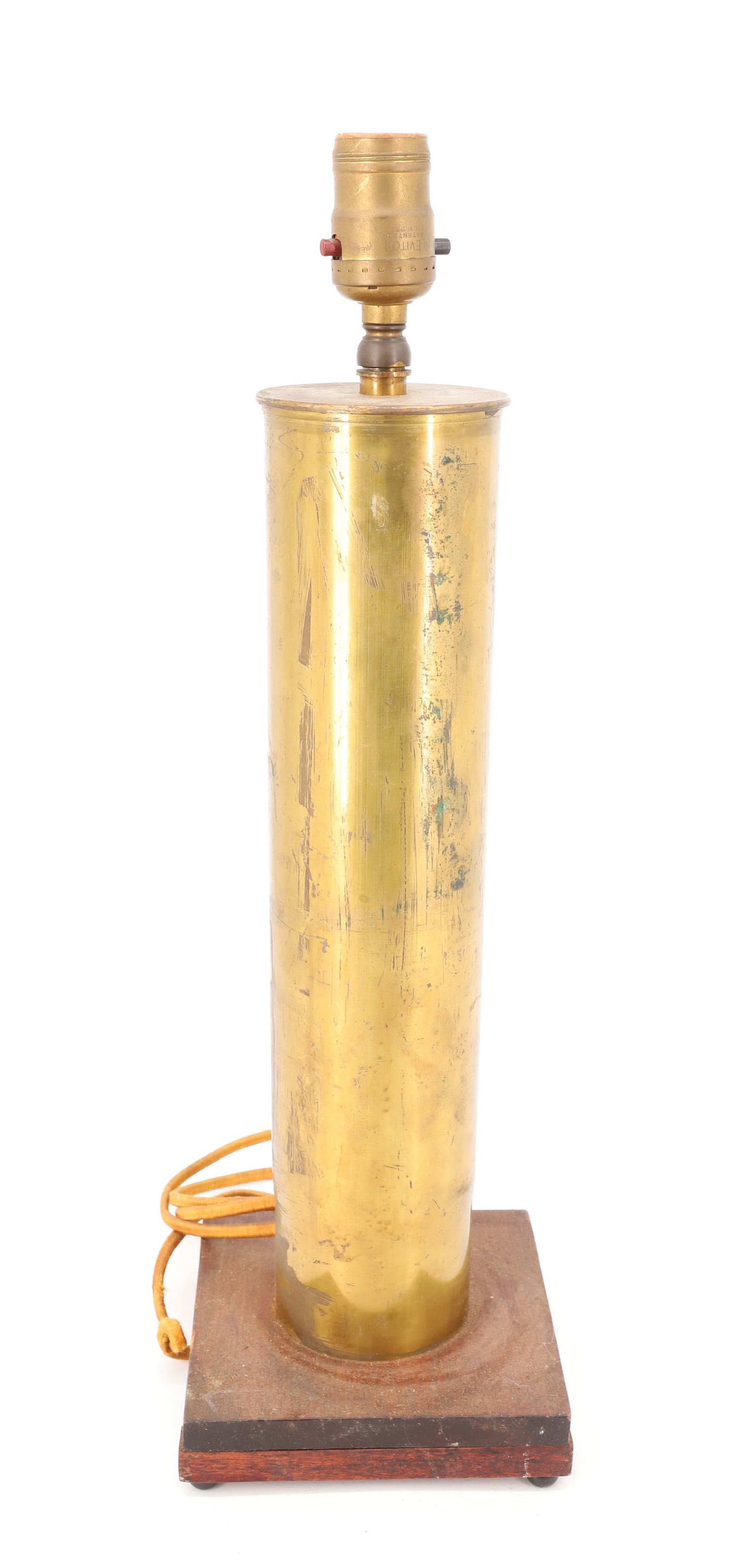 BRASS ARTILLERY SHELL LAMP - 4