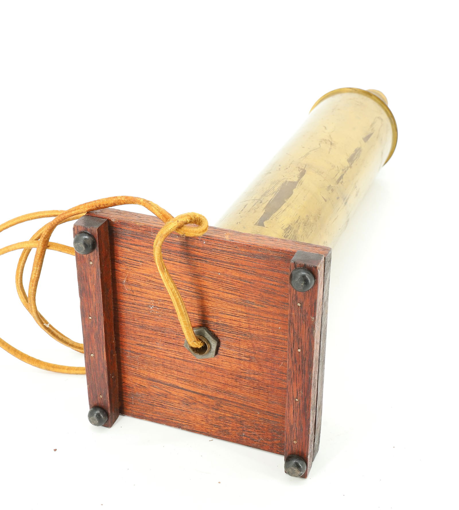 BRASS ARTILLERY SHELL LAMP - 5