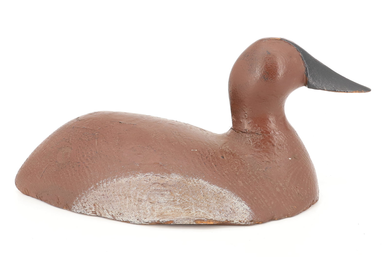 CARVED AND PAINTED DUCK DECOY, FERDINAND BACH (1 of 5)