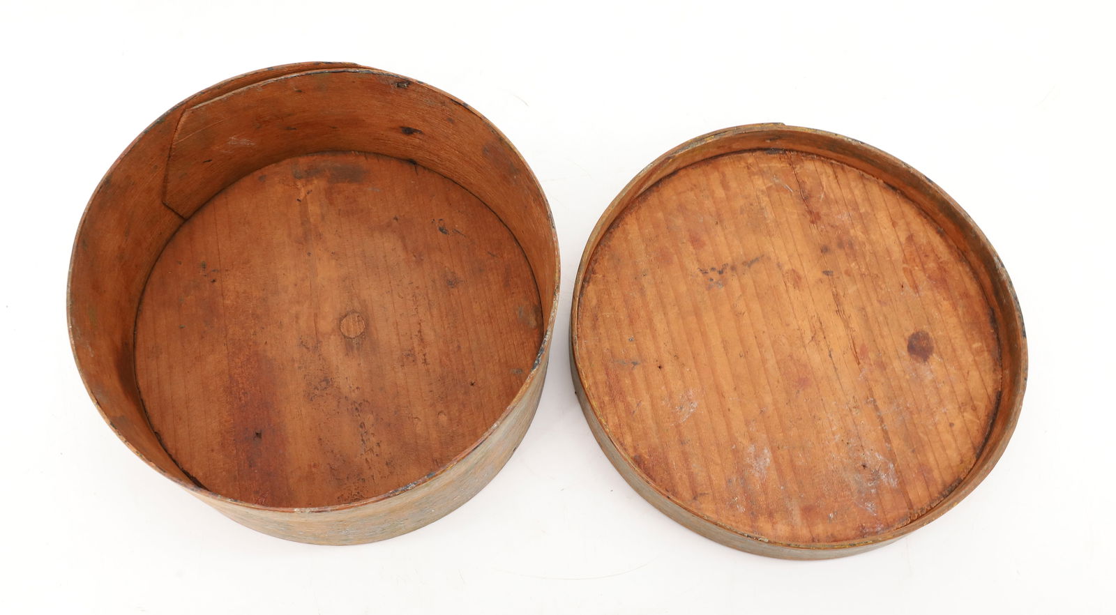 STACK OF PAINTED PANTRY BOXES - 6