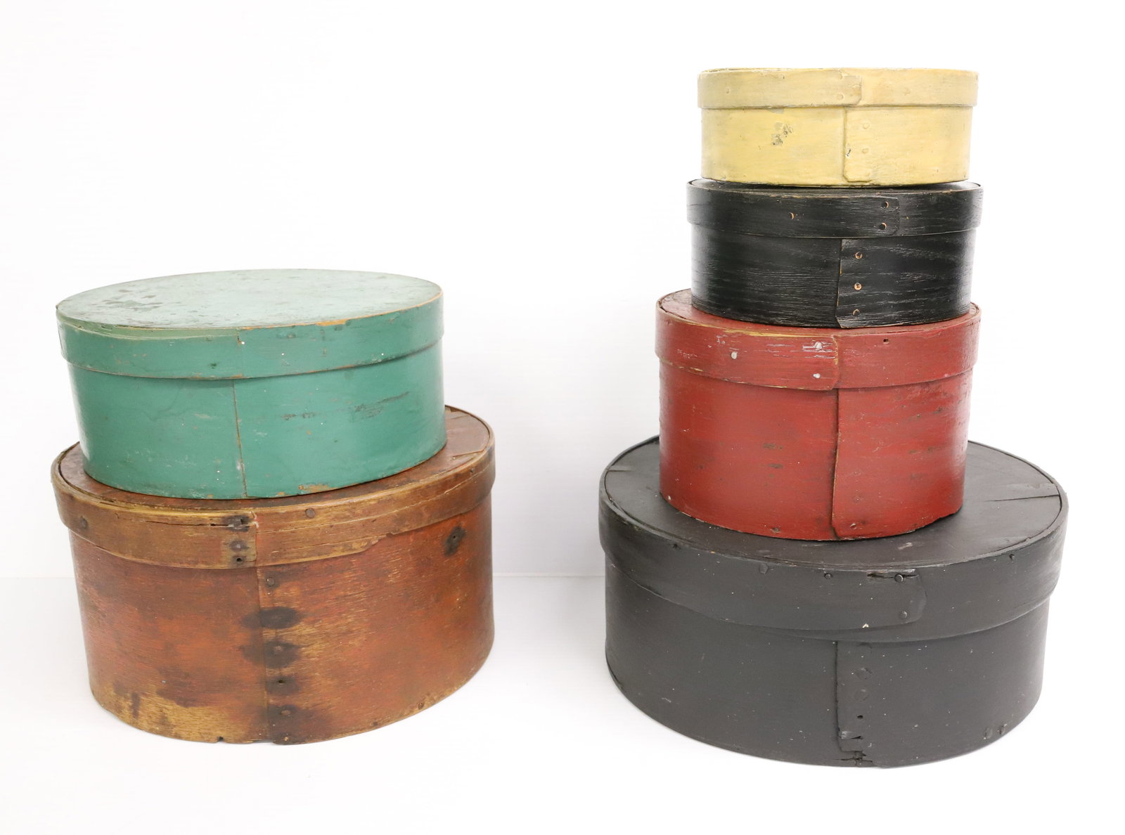 STACK OF PAINTED PANTRY BOXES (1 of 12)