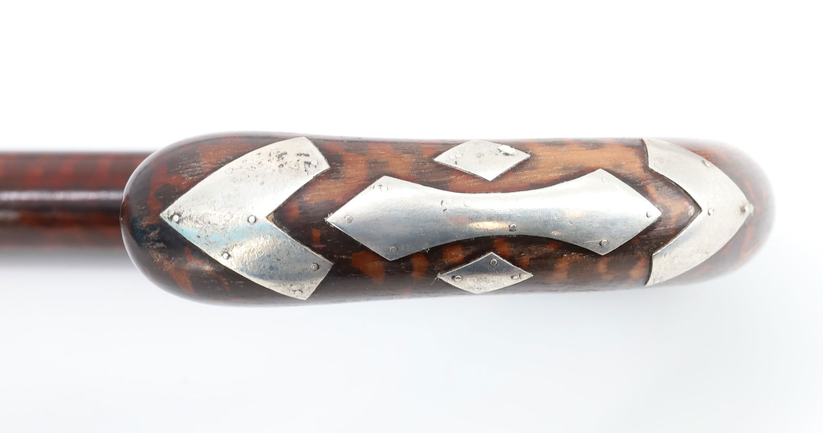 (2) SILVER ACCENTED CANES - 2