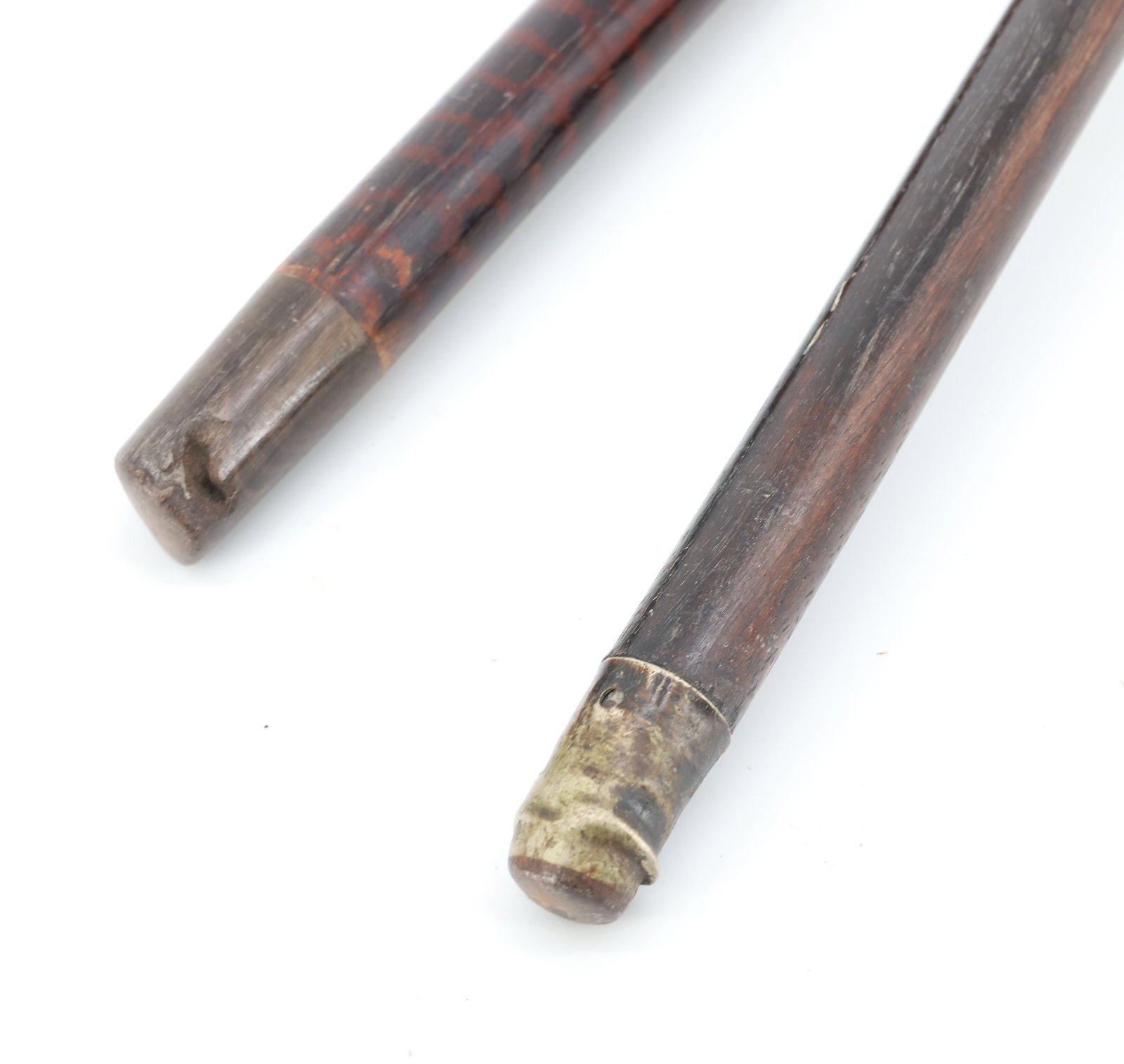 (2) SILVER ACCENTED CANES - 6