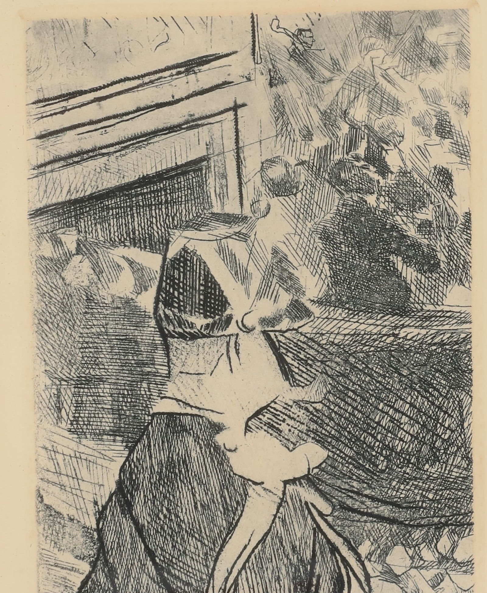 JACQUES VILLON, FRAMED ETCHING - 3