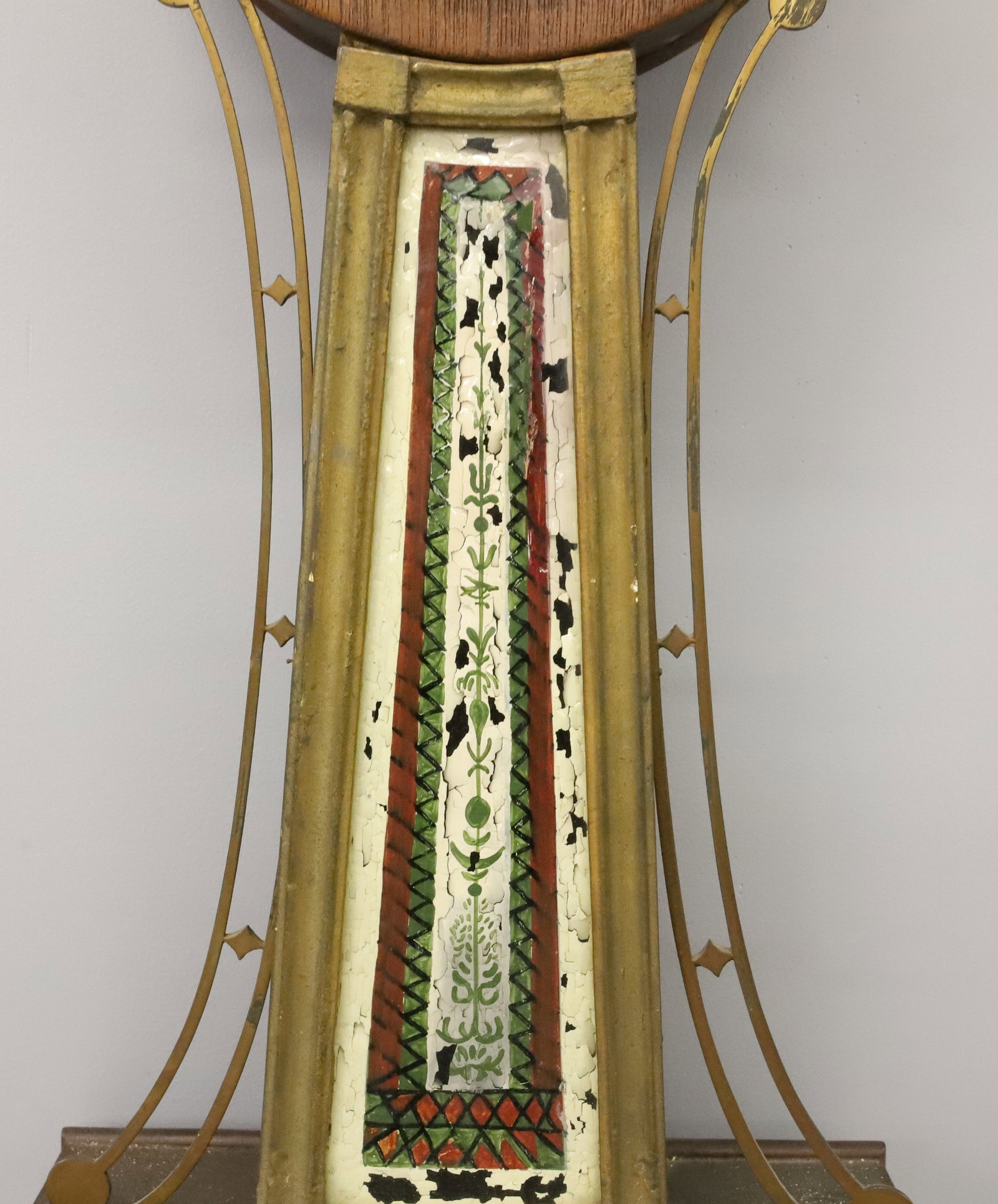 REVERSE-PAINTED BANJO CLOCK - 3