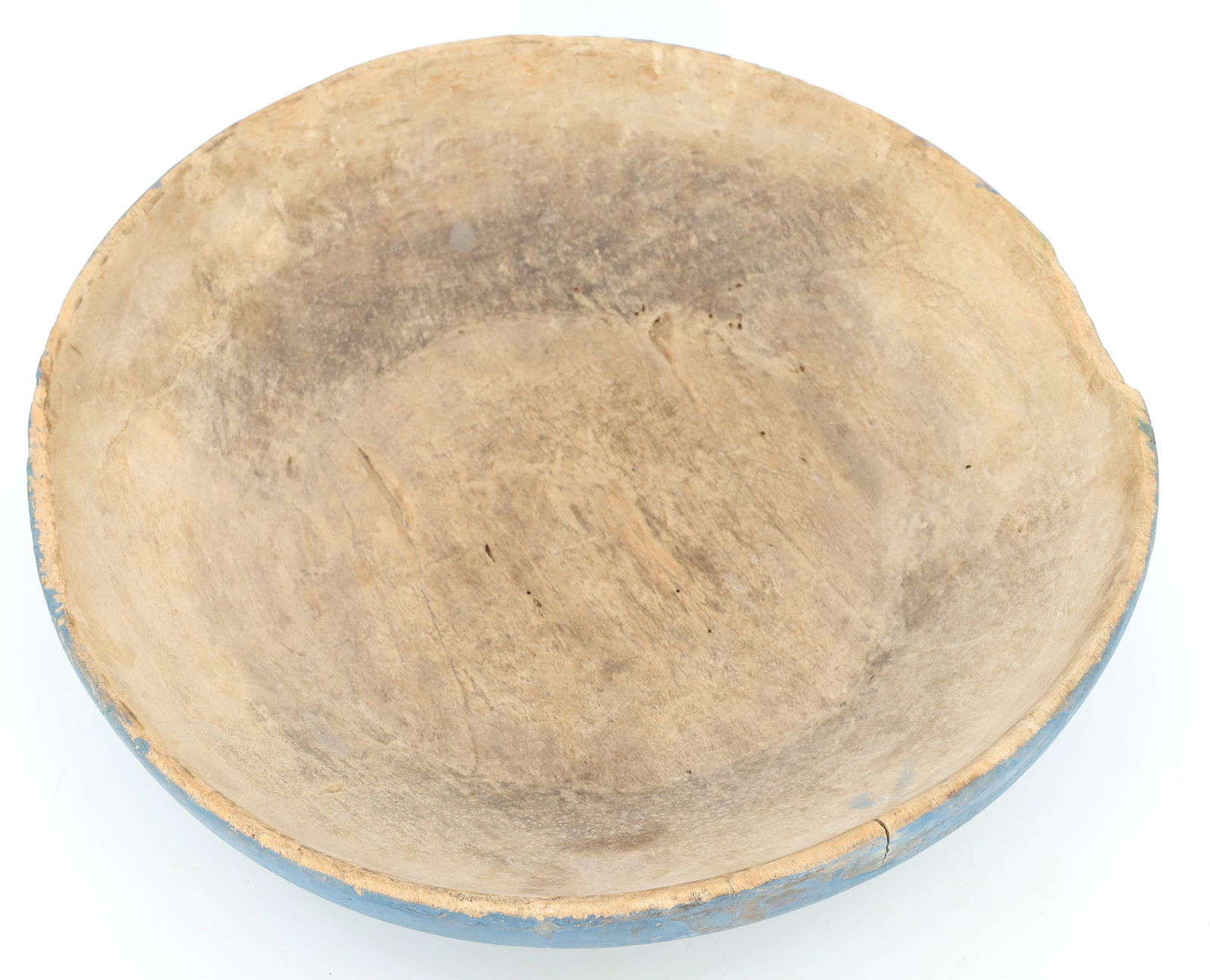 PAINTED PINE WORK BOWL - 2