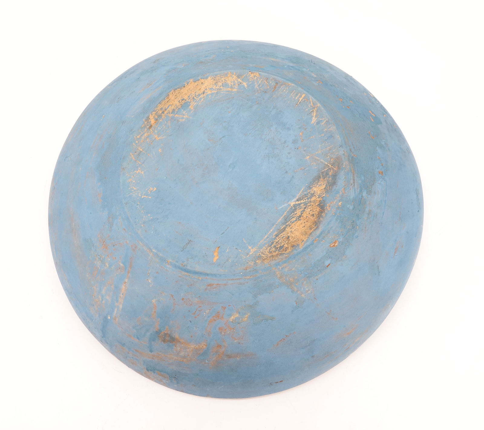 PAINTED PINE WORK BOWL - 4