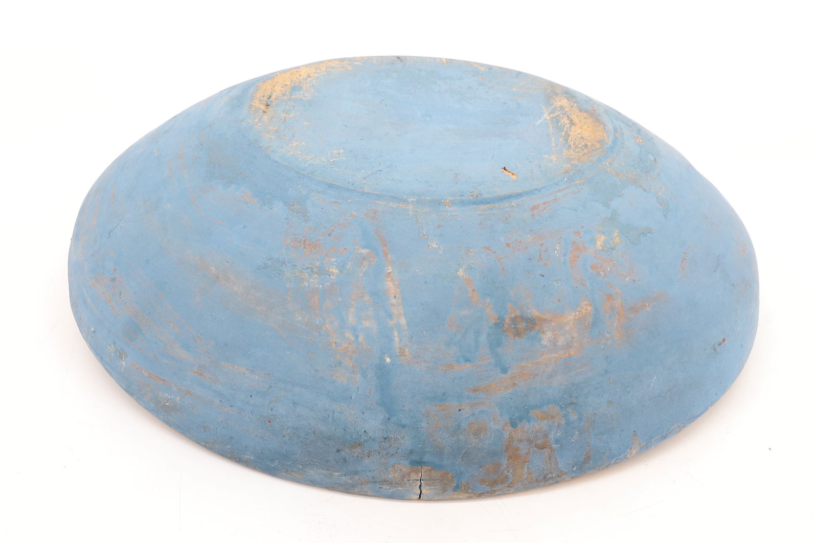 PAINTED PINE WORK BOWL - 5