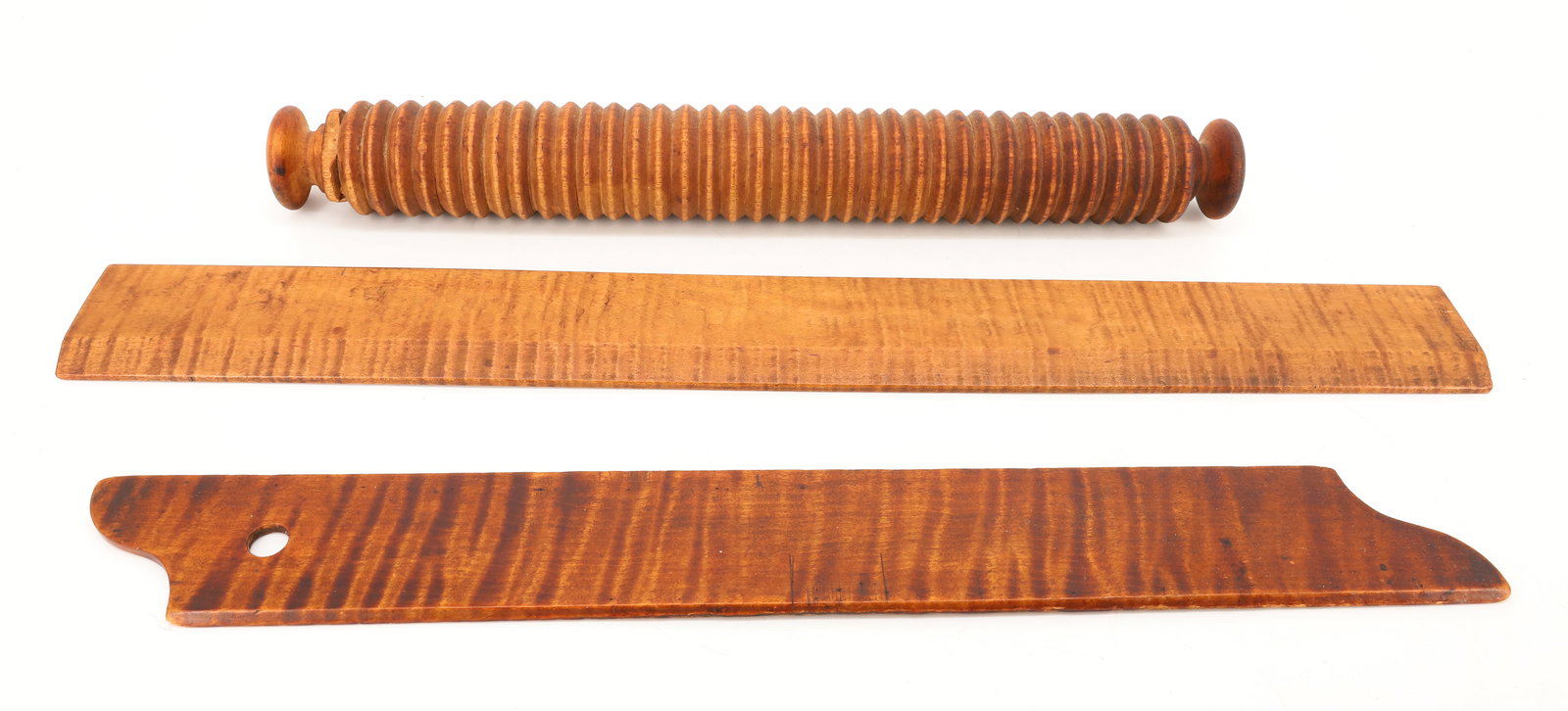 NOODLE ROLLING PIN AND TIGER MAPLE EDGES (1 of 4)