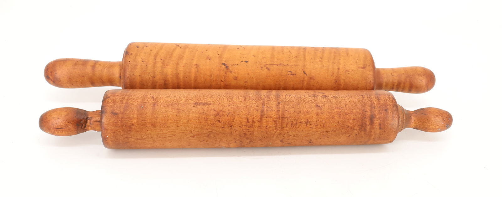 (2) TIGER MAPLE ROLLING PINS - 2
