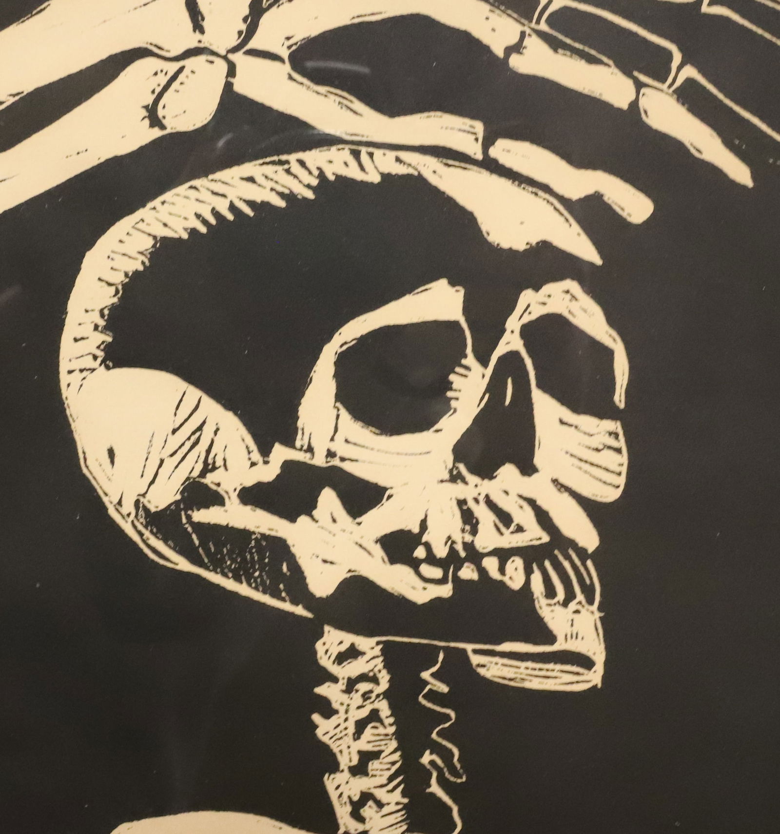 FRAMED SKELETON PRINT, 1977 - 4