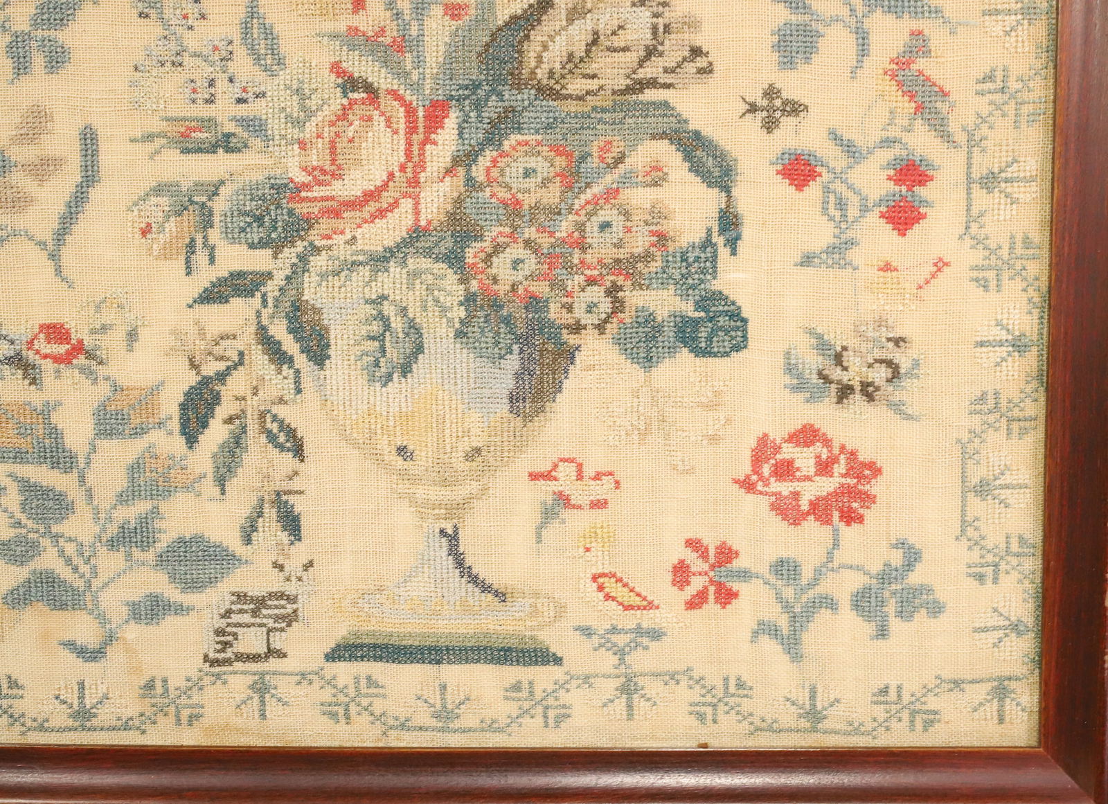 1846 FRAMED NEEDLEWORK SAMPLER - 6
