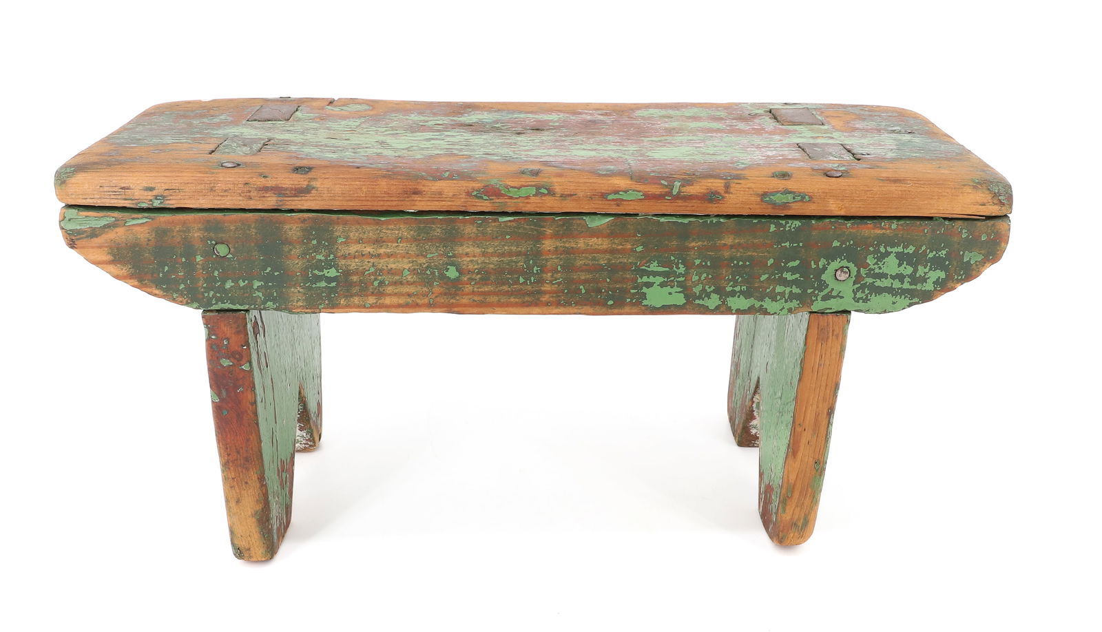 PAINTED COUNTRY FOOTSTOOL (1 of 5)