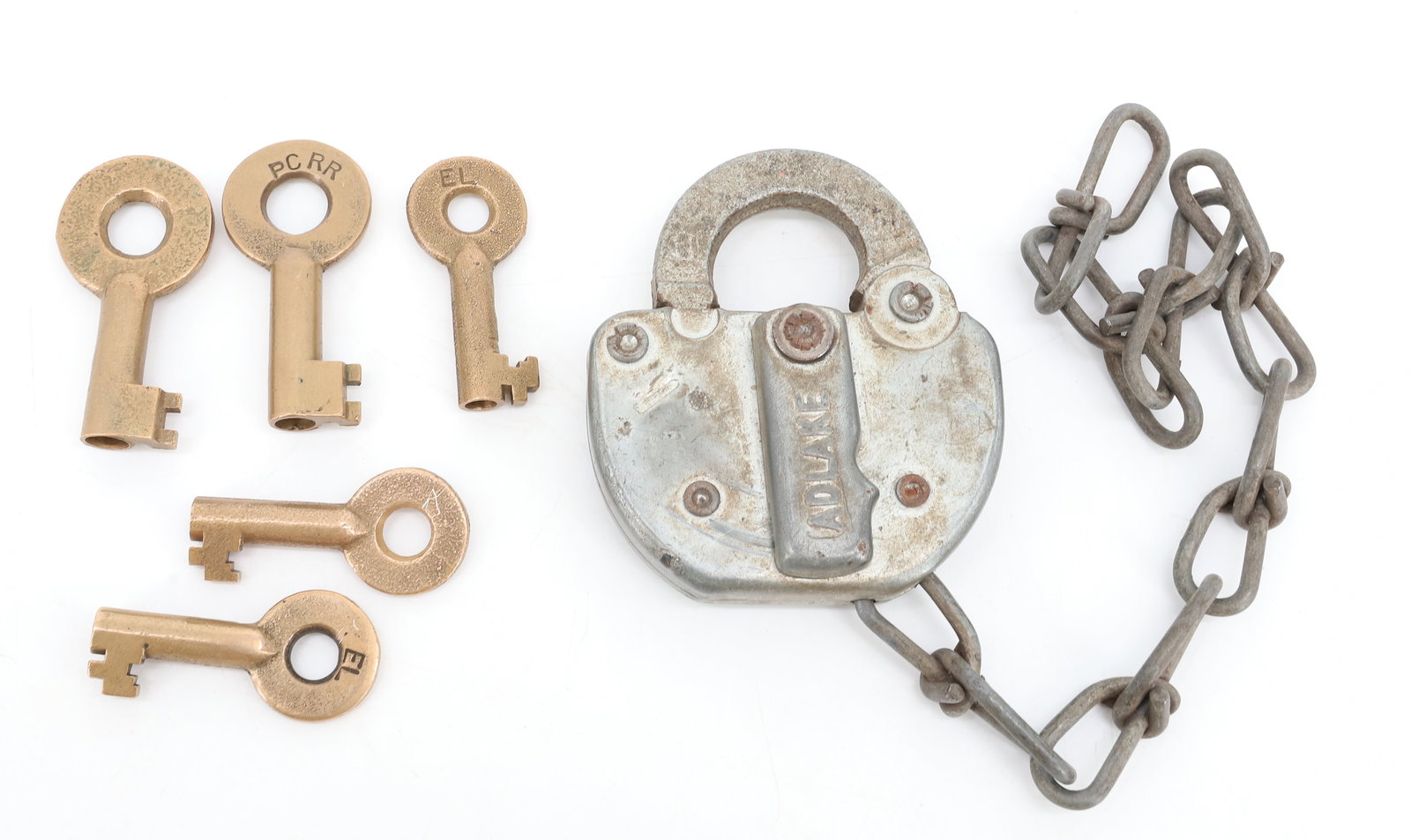 ADLAKE RAILROAD LOCK AND KEY (1 of 3)