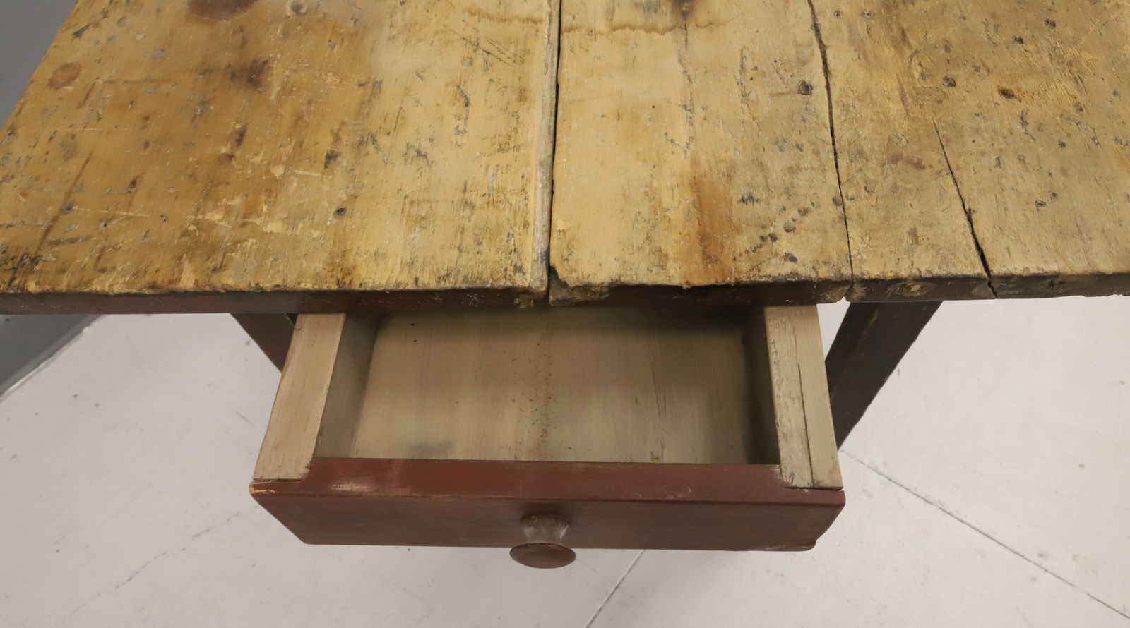 19TH C. SCRUB TOP TABLE - 5