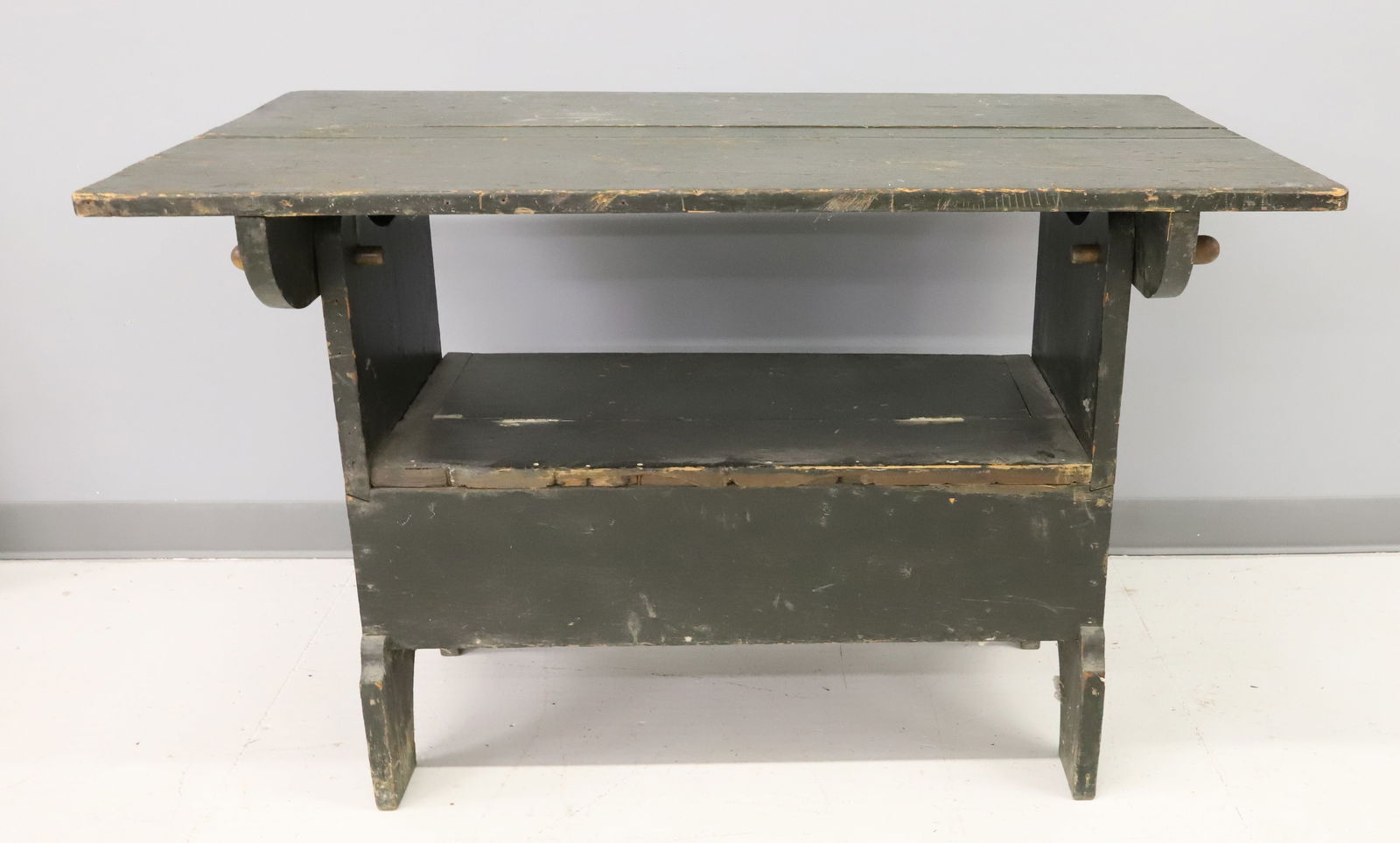 PAINTED HUTCH TABLE - 7