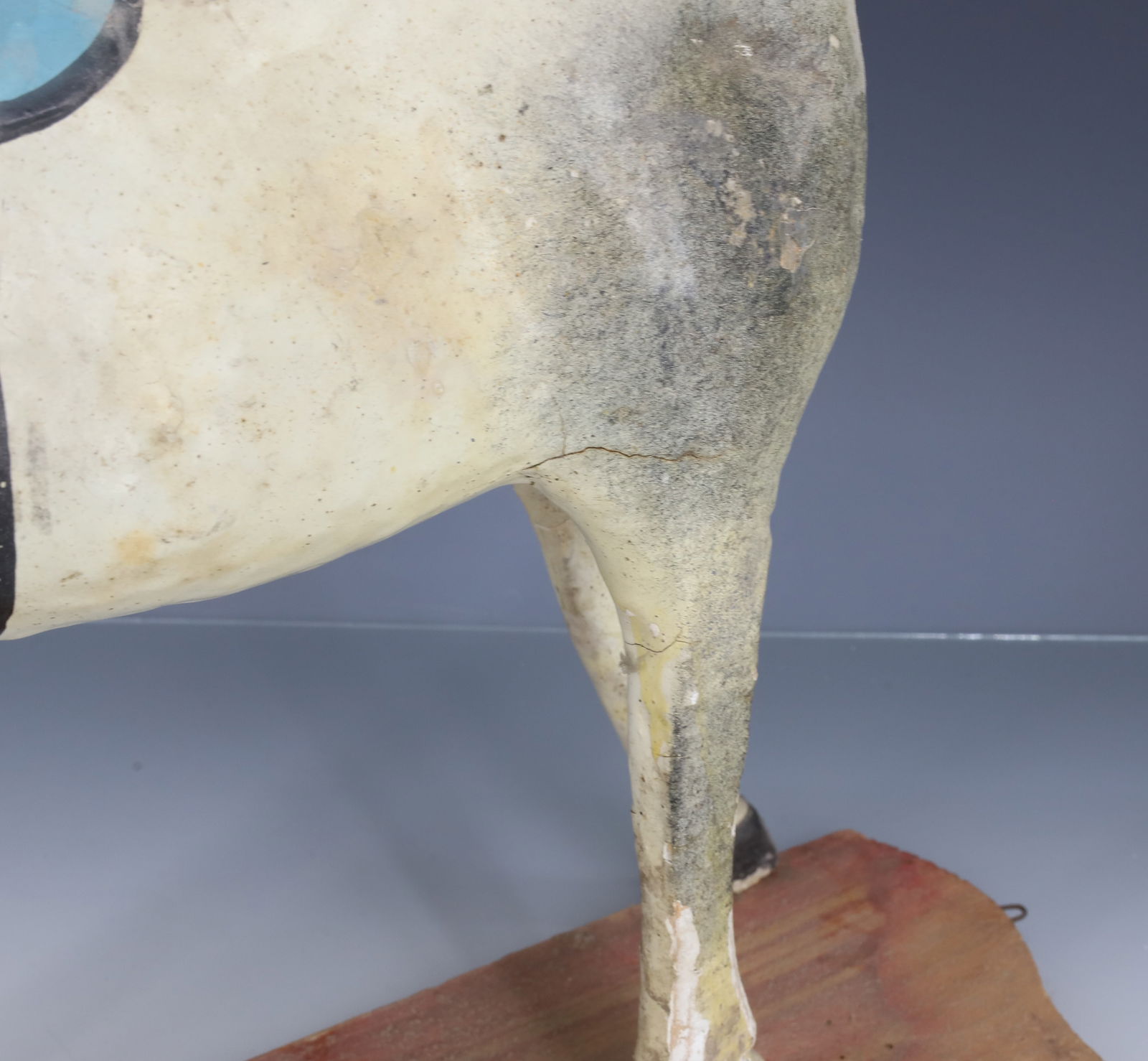 PAINTED COMPOSITION HORSE PULL-TOY - 6