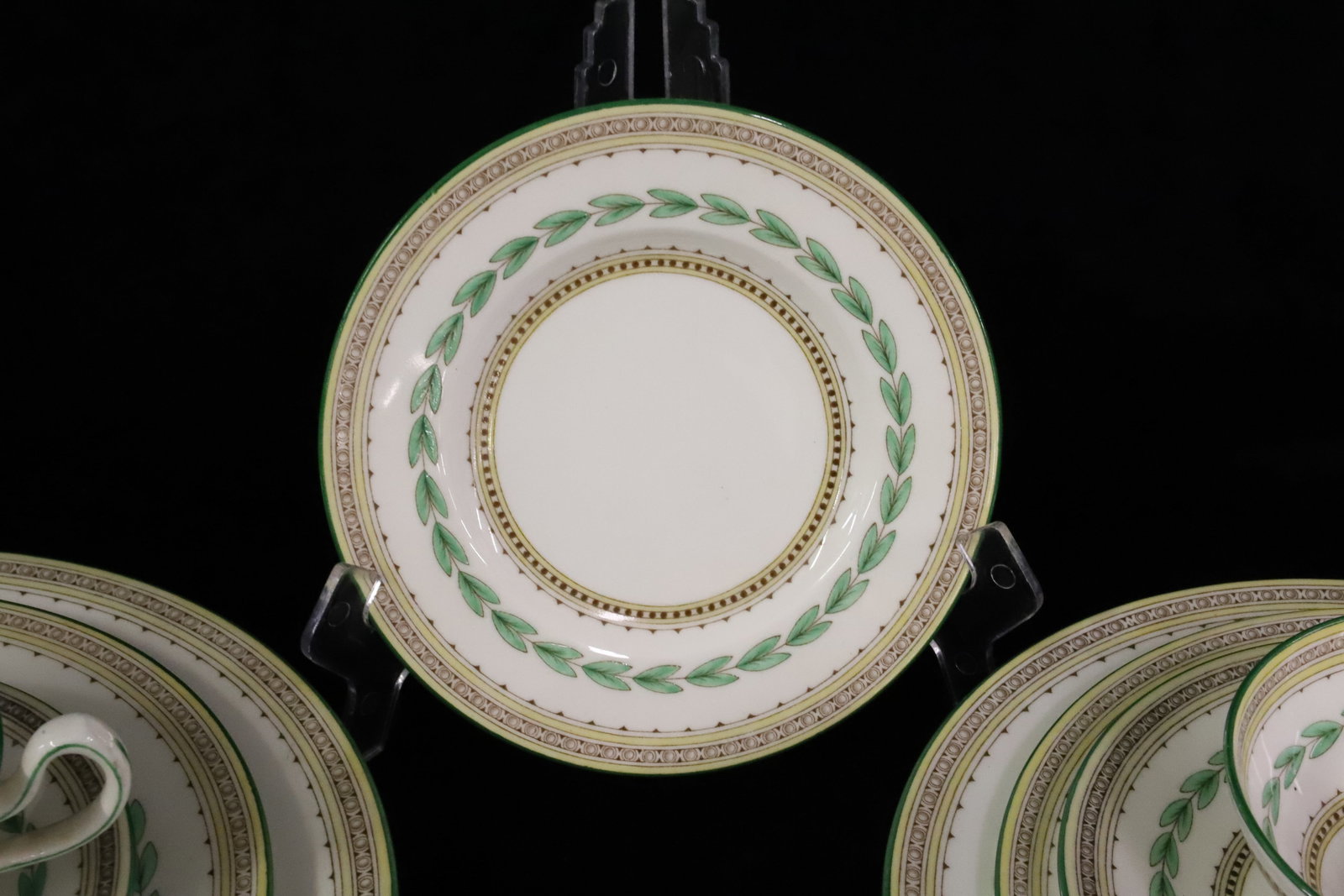 (7) MINTONS ASHBOURNE PATTERN DINNERWARE - 2
