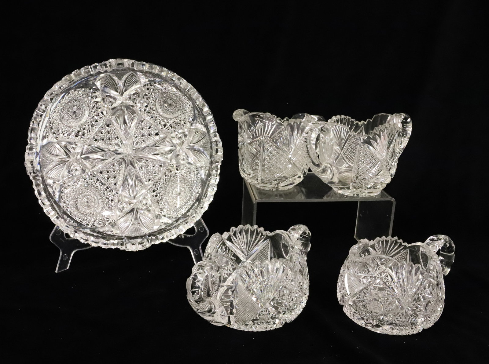 (5) AMERICAN BRILLIANT CUT GLASS (1 of 3)