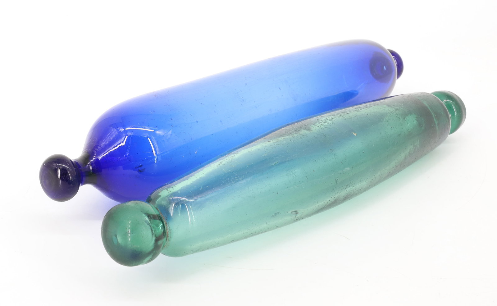 (2) BLOWN GLASS ROLLING PINS (1 of 3)
