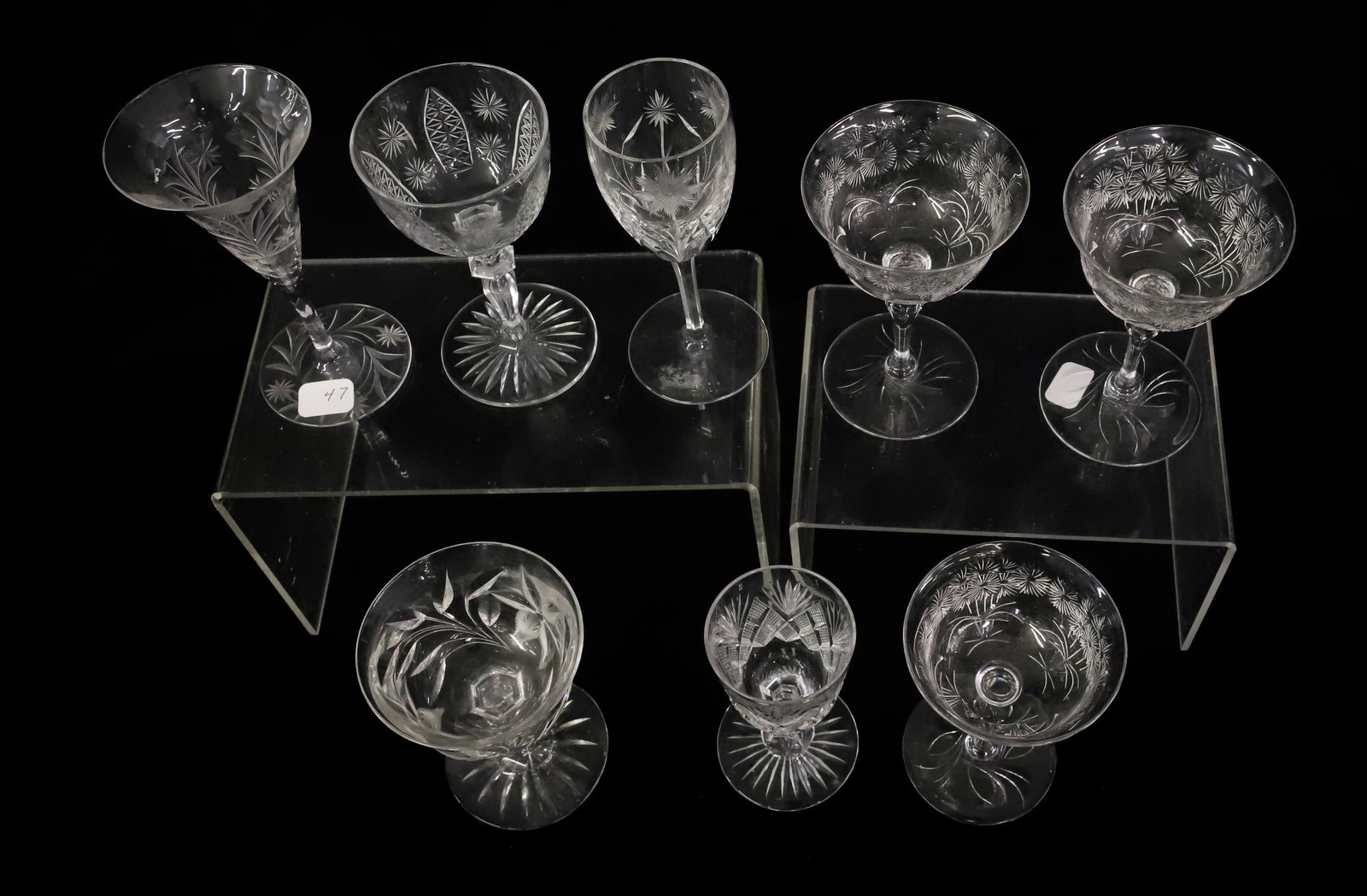 (10) DORFLINGER STEMWARE - 7