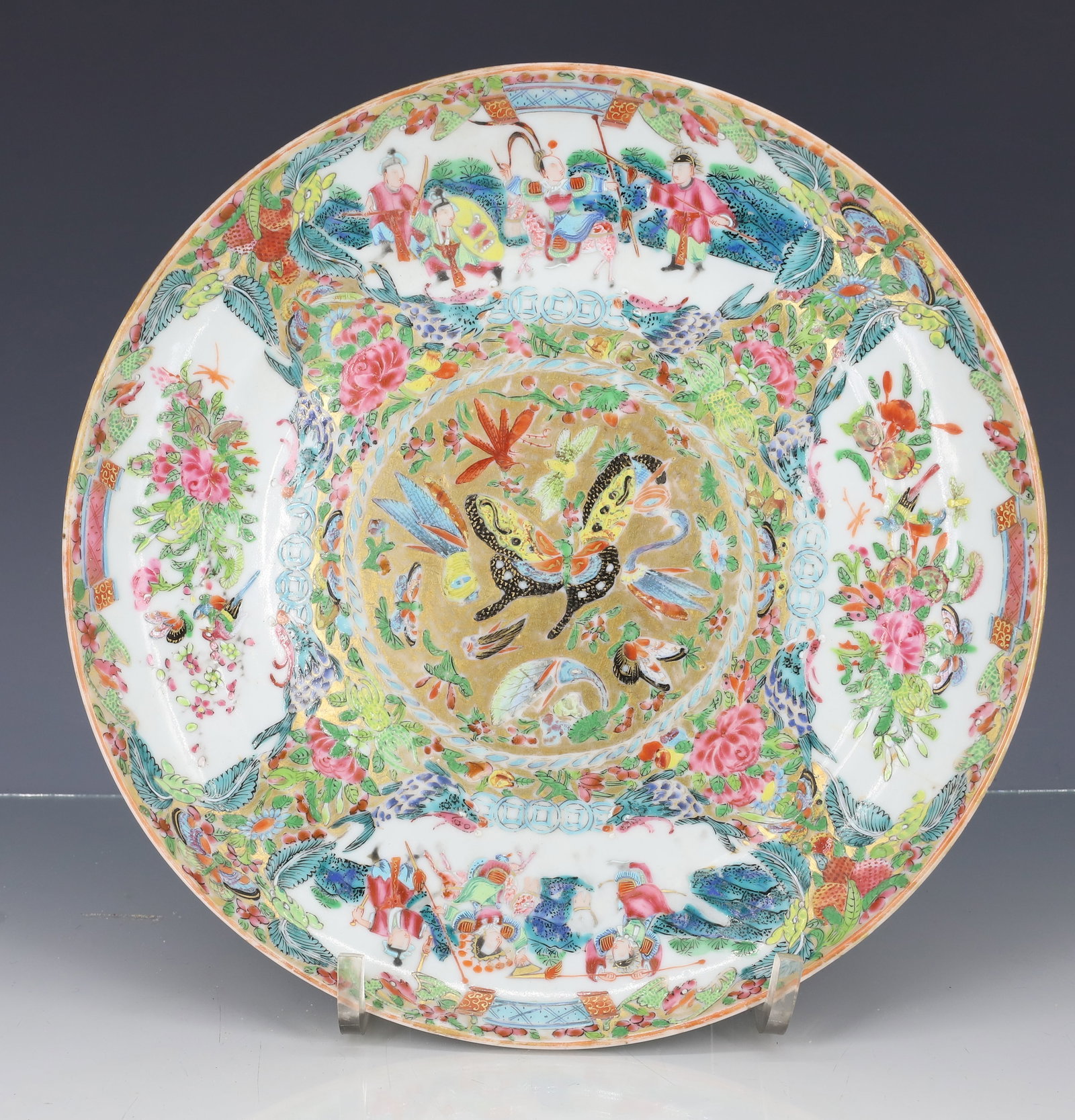 CHINESE FAMILLE ROSE PLATE (1 of 5)