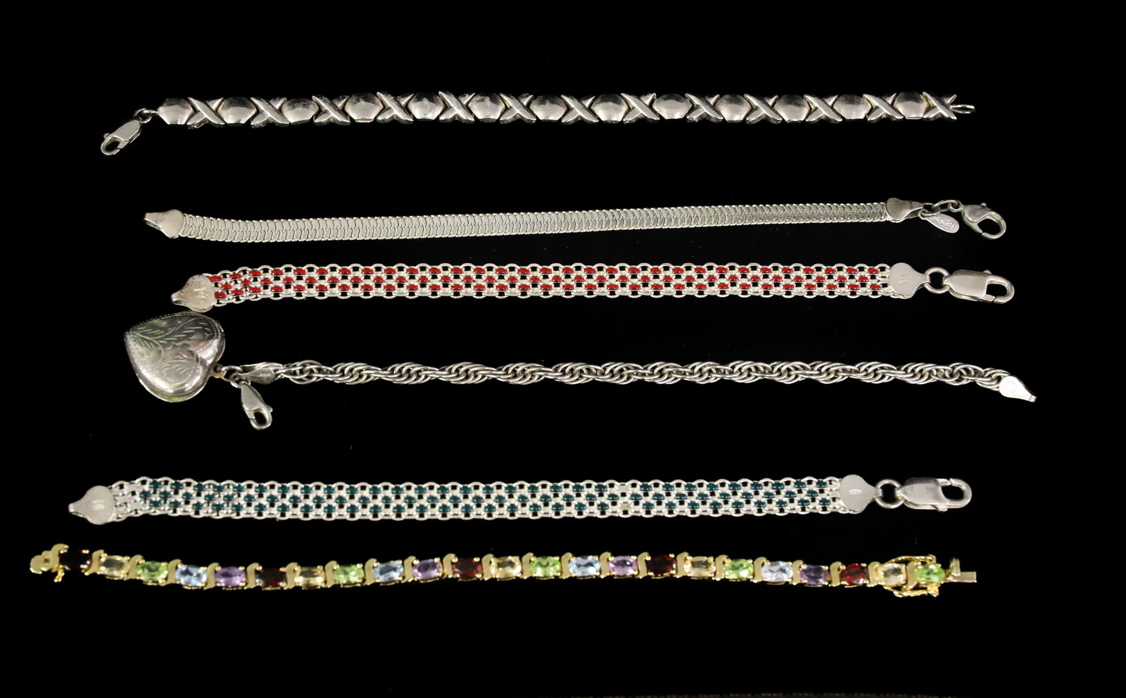 STERLING SILVER BRACELETS - 2