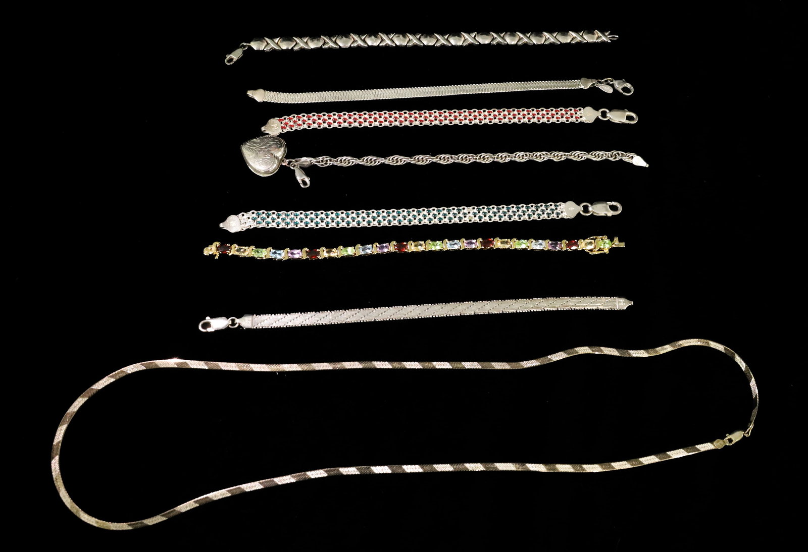 STERLING SILVER BRACELETS - 4