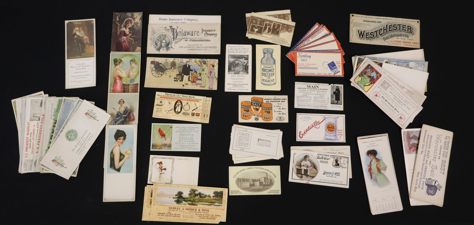 LOT OF ADVERTISING BLOTTERS (1 of 6)