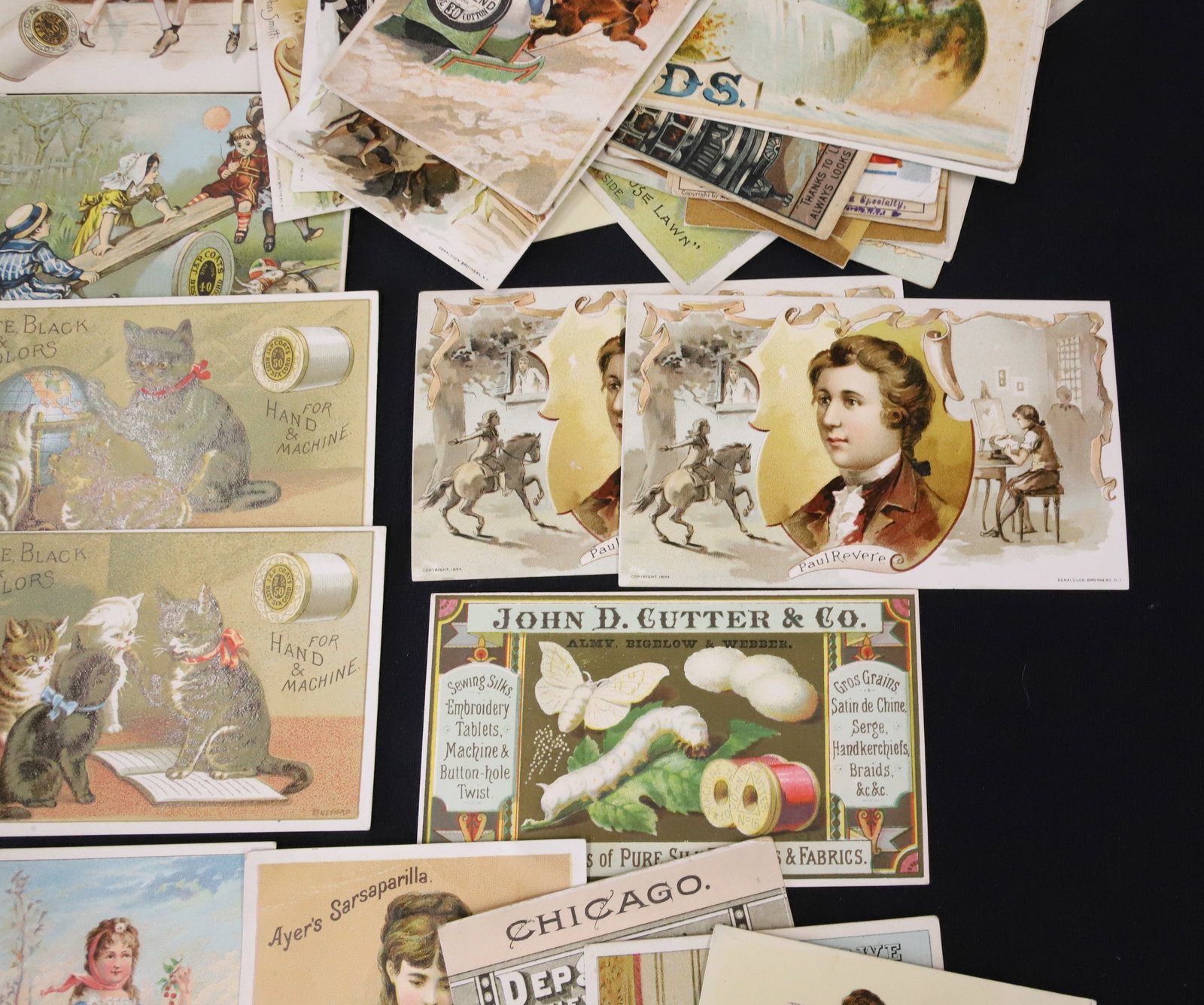 LOT OF (125+) VICTORIAN TRADE CARDS - 4