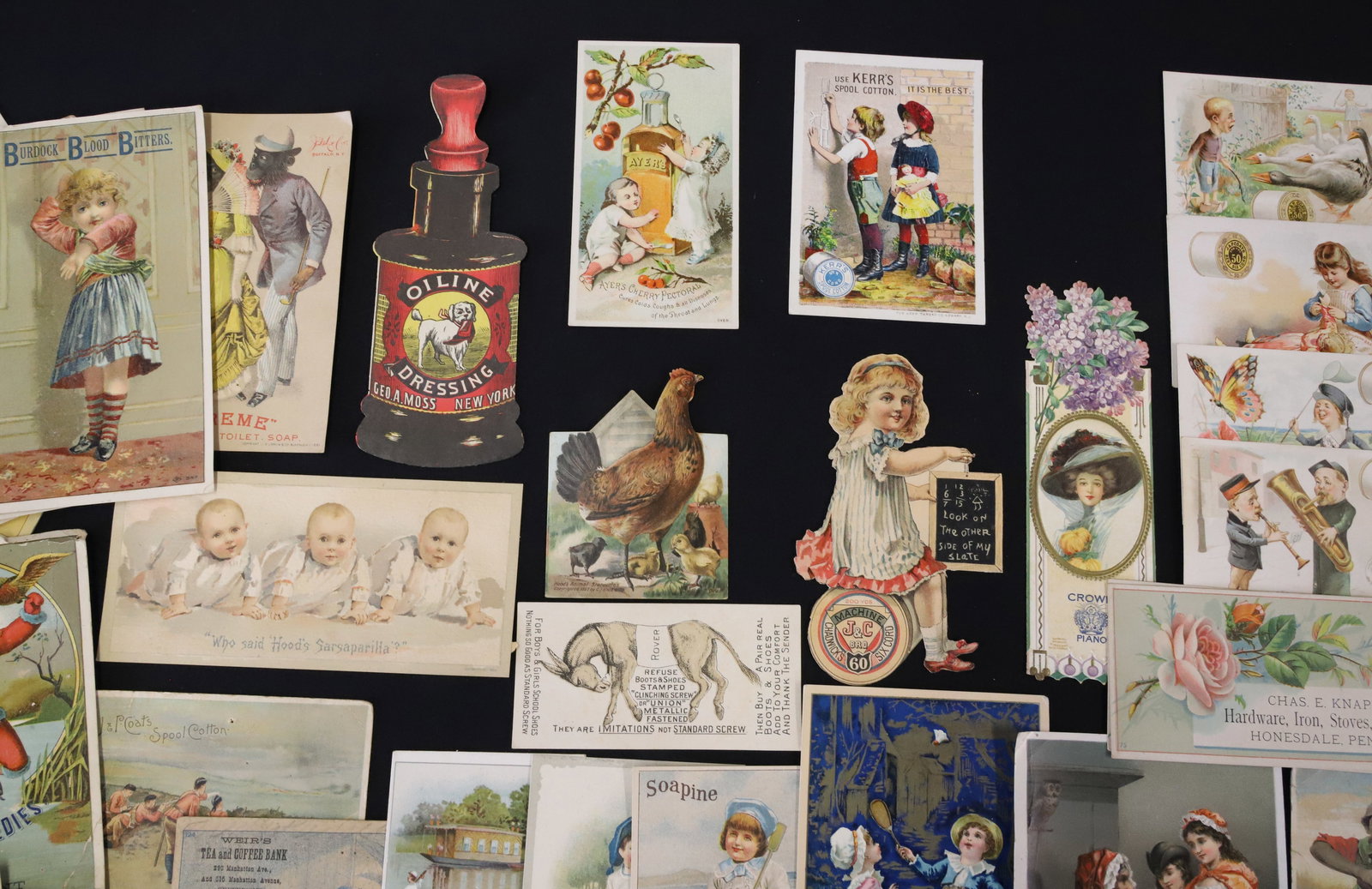 LOT OF (125+) VICTORIAN TRADE CARDS - 7