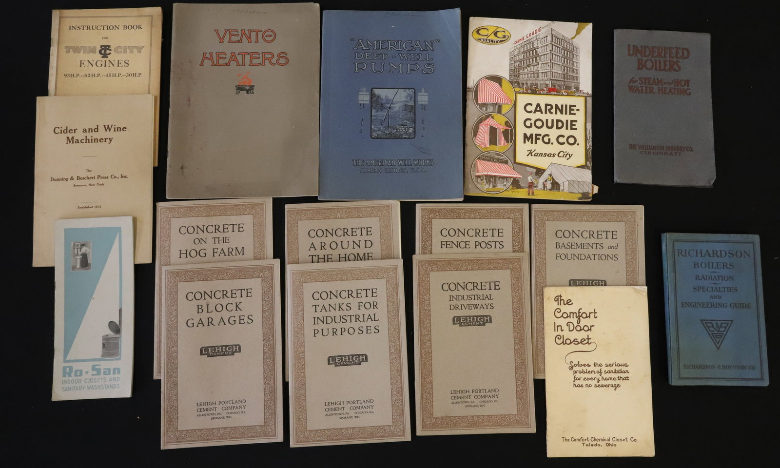 LOT OF VINTAGE CATALOGS / PAMPHLETS (1 of 4)