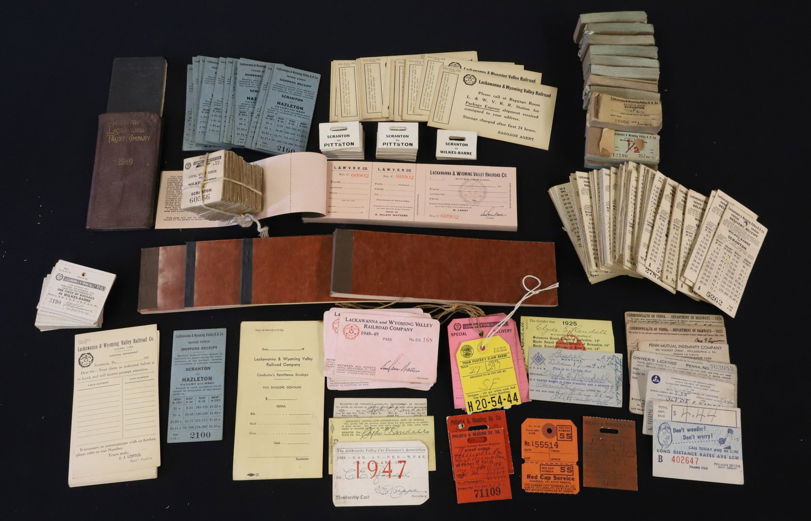 LOT OF RAILROAD RELATED PAPERWORK (1 of 7)
