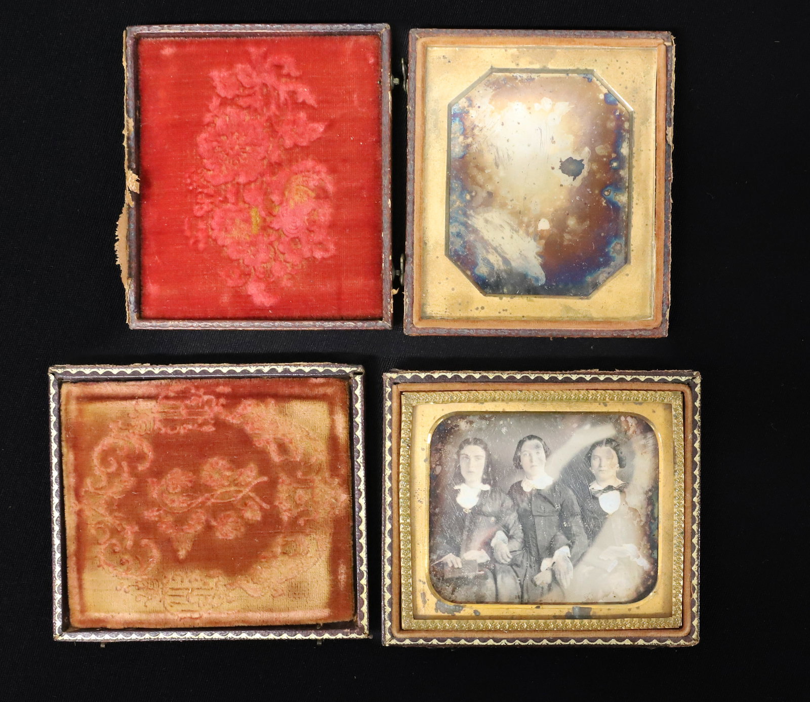 (2) 19TH C. DAGUERREOTYPES, PHOTOGRAPHS (1 of 4)