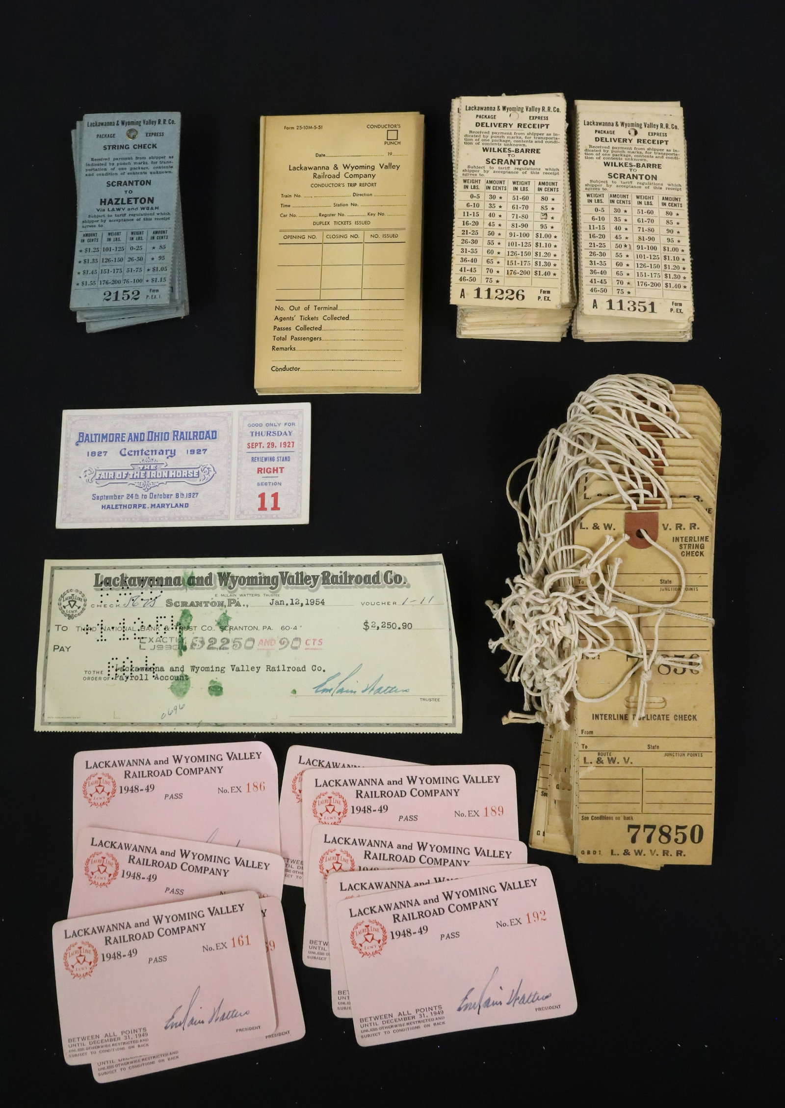 LARGE LOT OF RAILROAD RELATED PAPERGOODS (1 of 13)