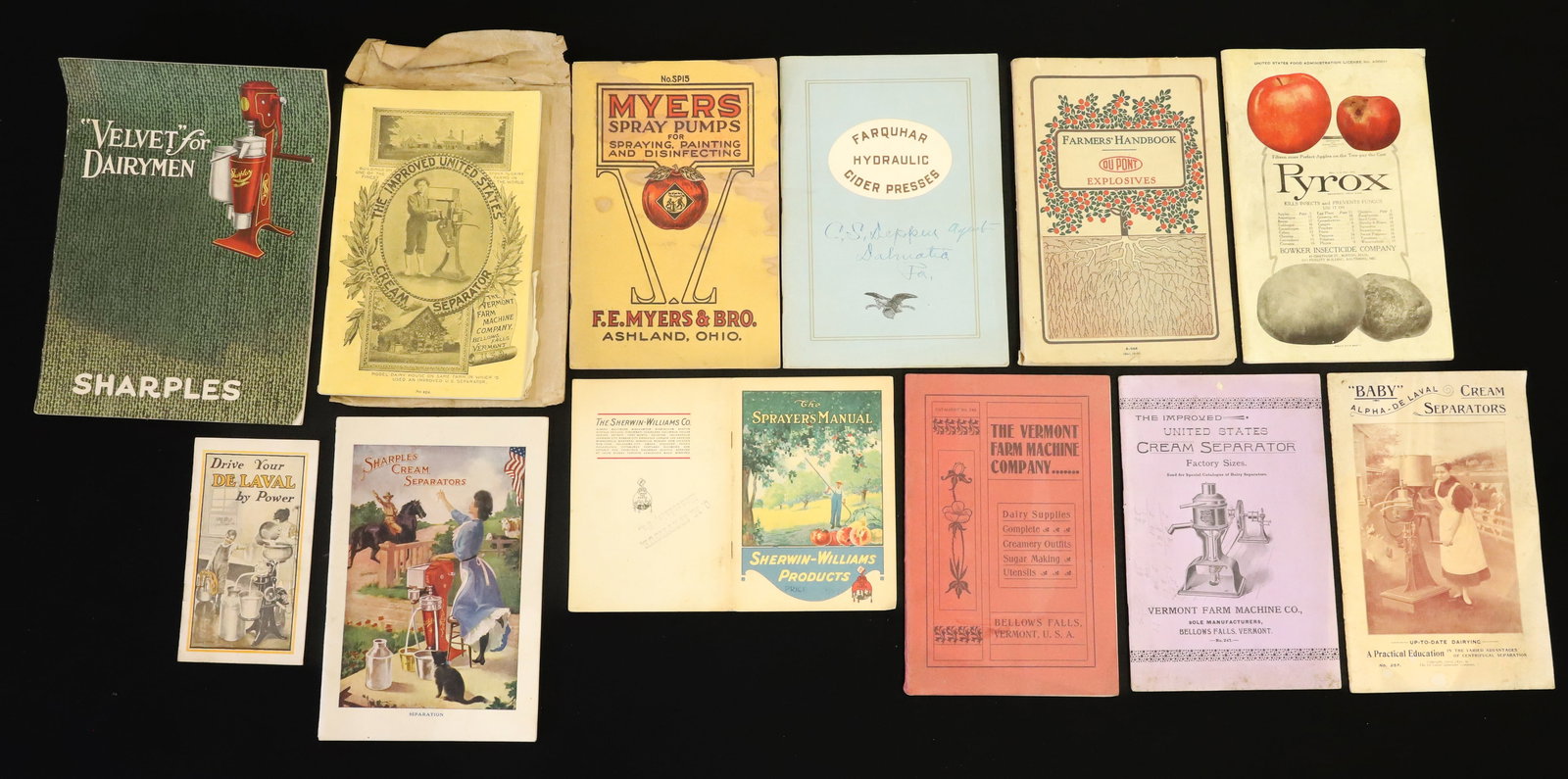LOT OF (12) VINTAGE CATALOGS / PAMPHLETS (1 of 5)