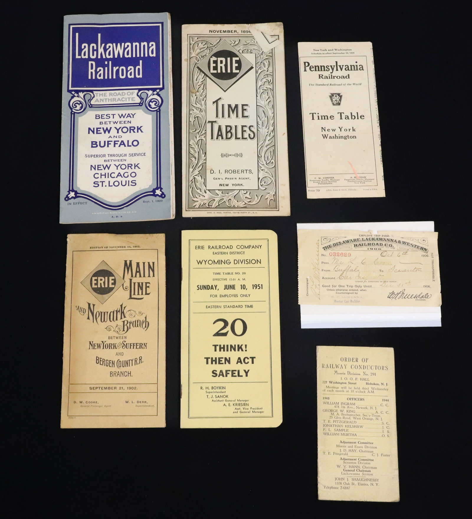 LOT OF RAILROAD RELATED MATERIALS (1 of 6)