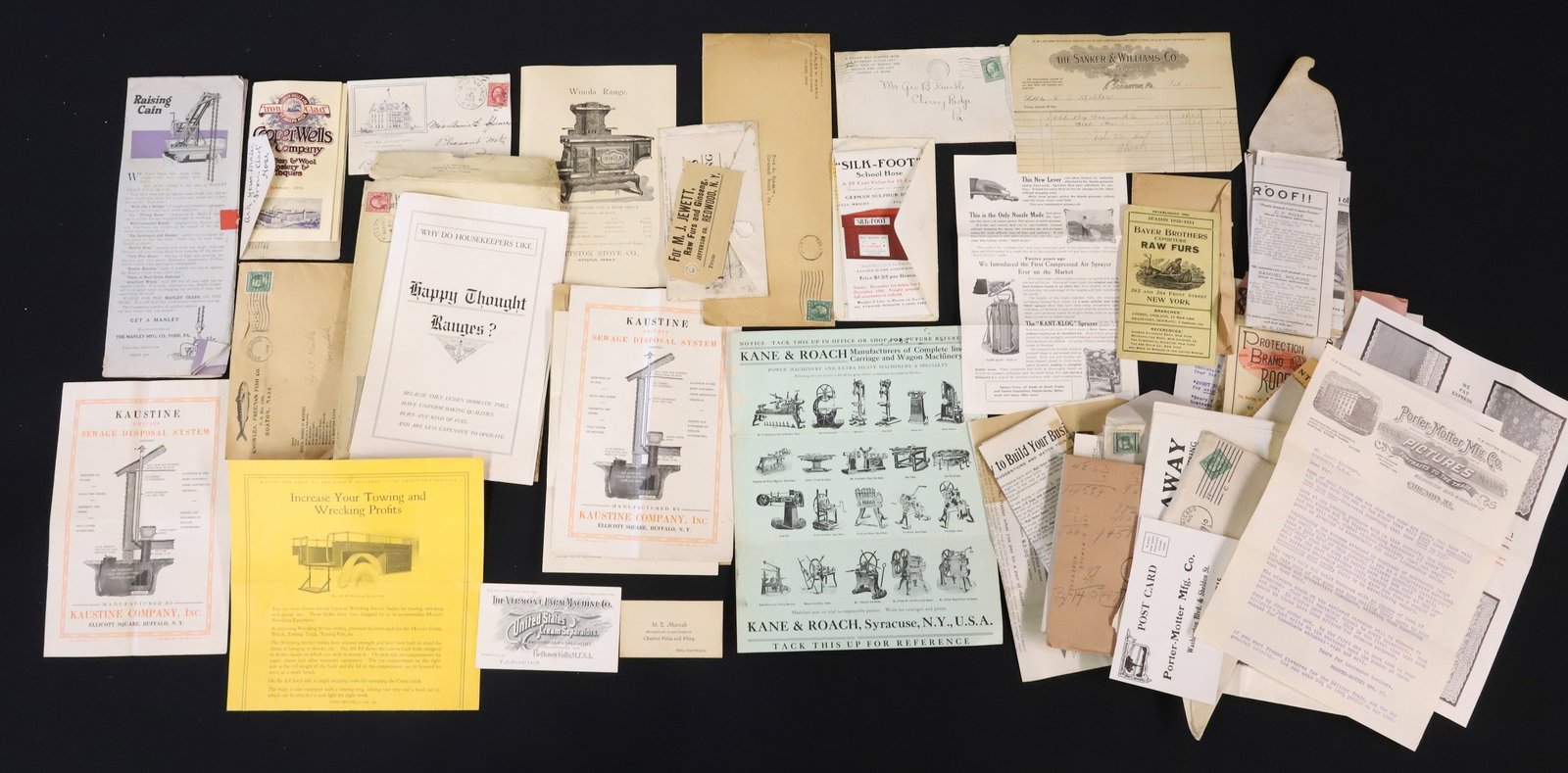 LOT OF ANTIQUE ADVERTISING (1 of 6)