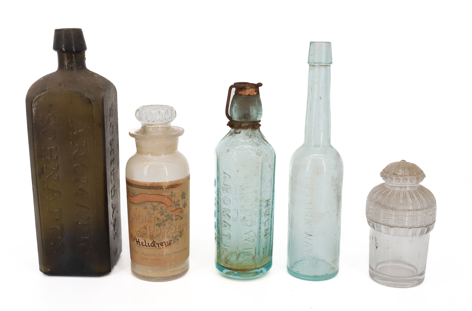 LOT OF ANTIQUE BOTTLES (1 of 10)