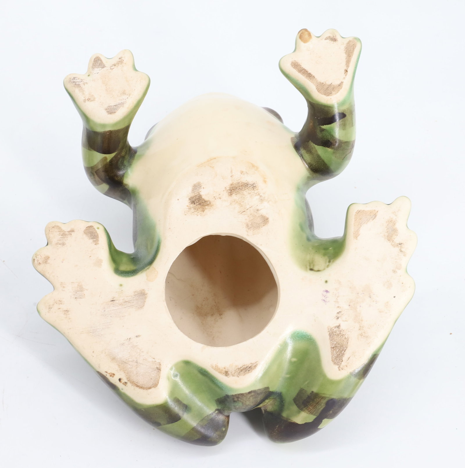 (4) CERAMIC FROGS - 6